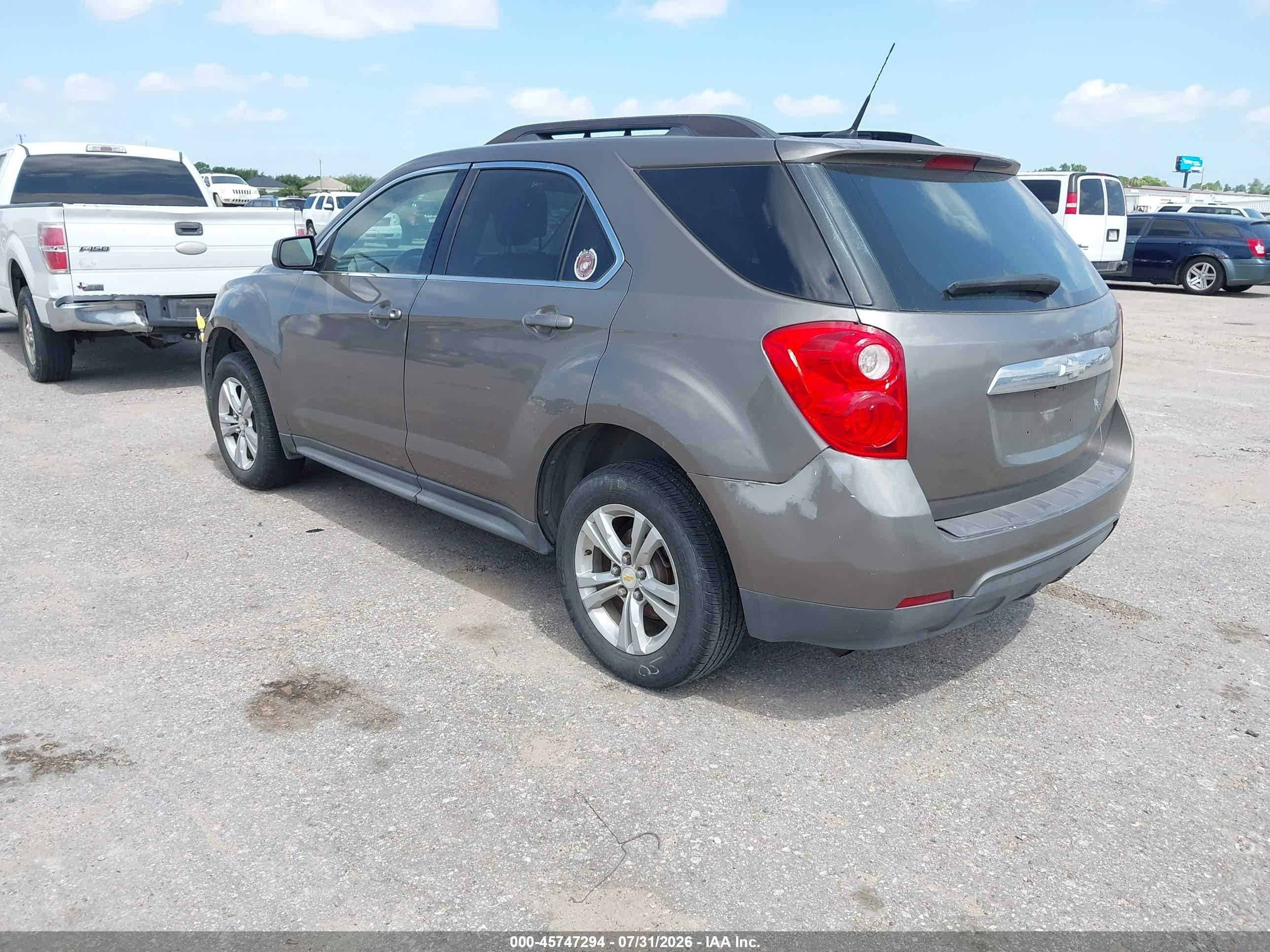 2011 Chevrolet Equinox Lt W/2lt Brown vin: 2CNALPEC6B6225990