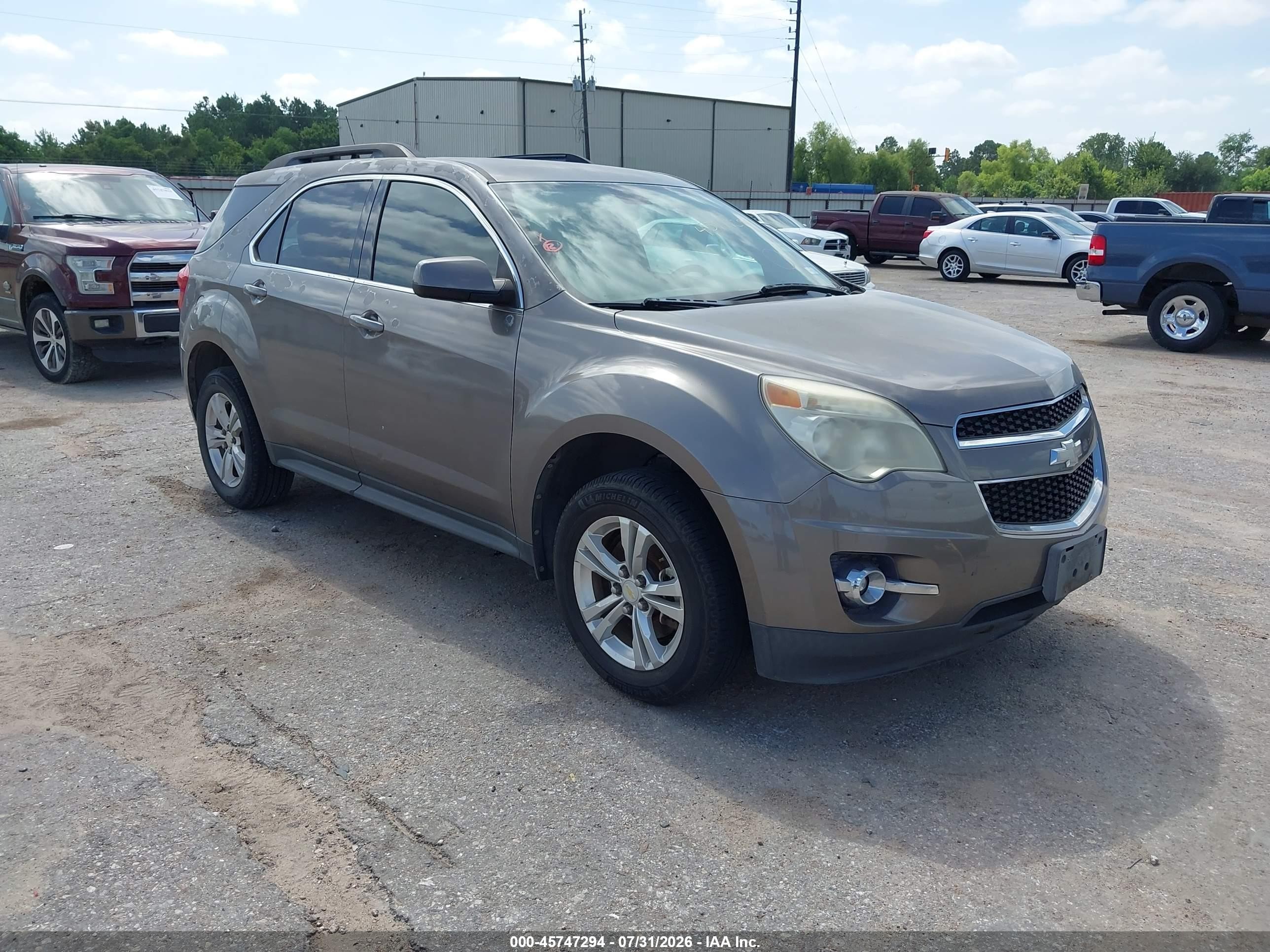2011 Chevrolet Equinox Lt W/2lt Brown vin: 2CNALPEC6B6225990
