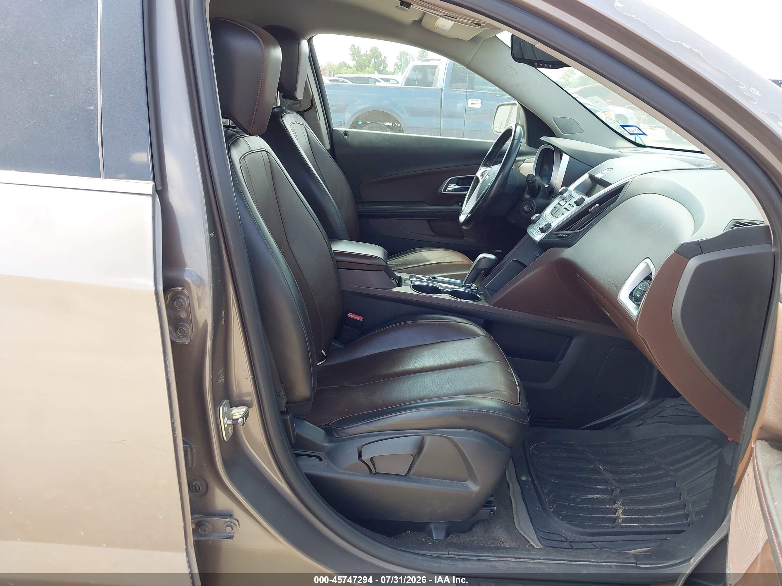 2011 Chevrolet Equinox Lt W/2lt Brown vin: 2CNALPEC6B6225990