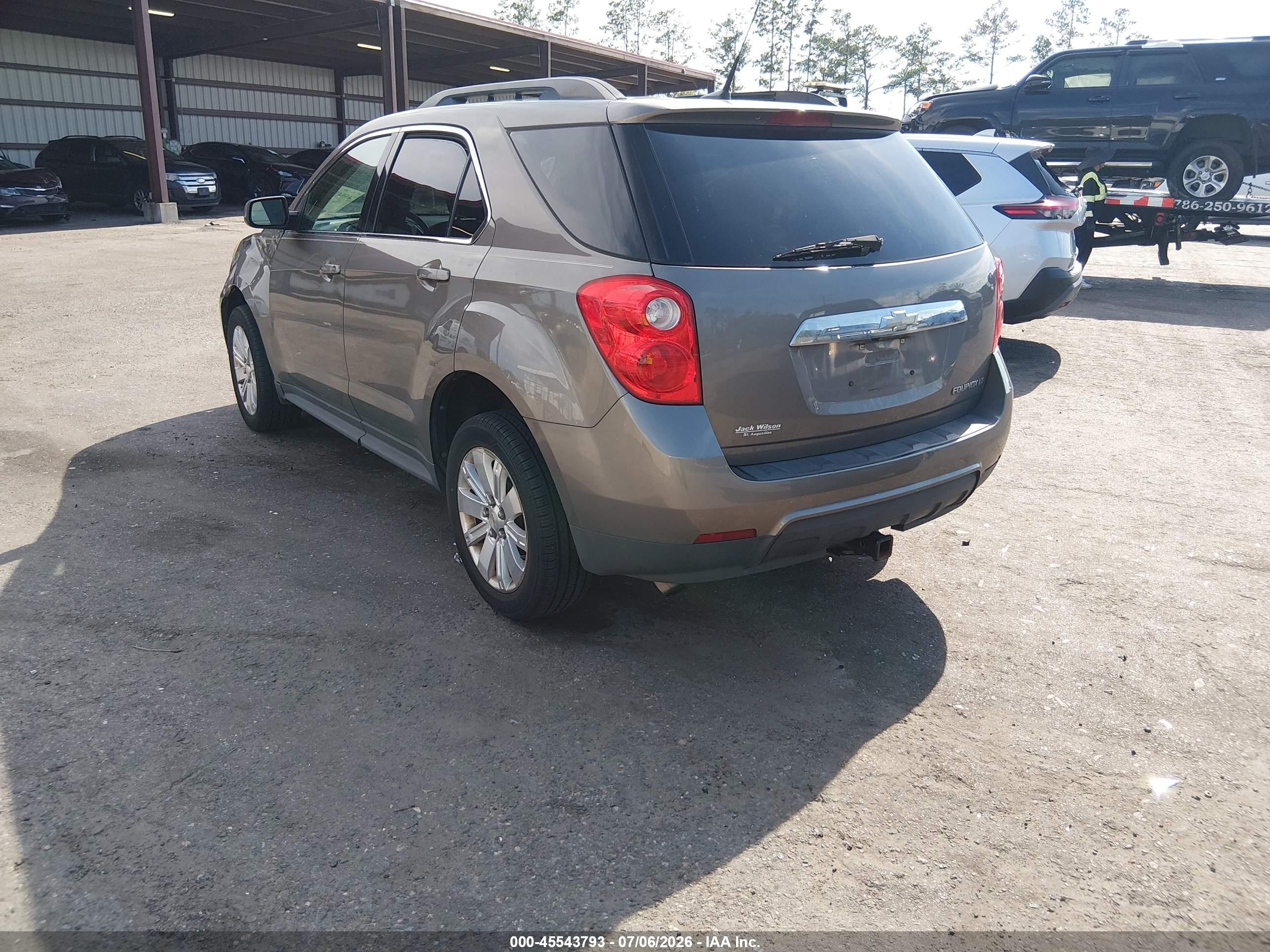 2011 Chevrolet Equinox Lt W/2lt Brown vin: 2CNALPEC6B6450748