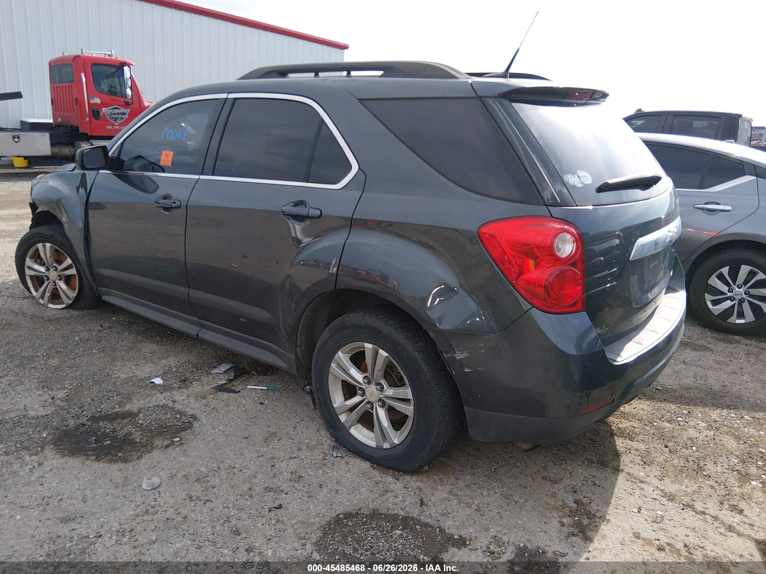 2011 Chevrolet Equinox Lt W/2lt Gray vin: 2CNALPEC7B6208244