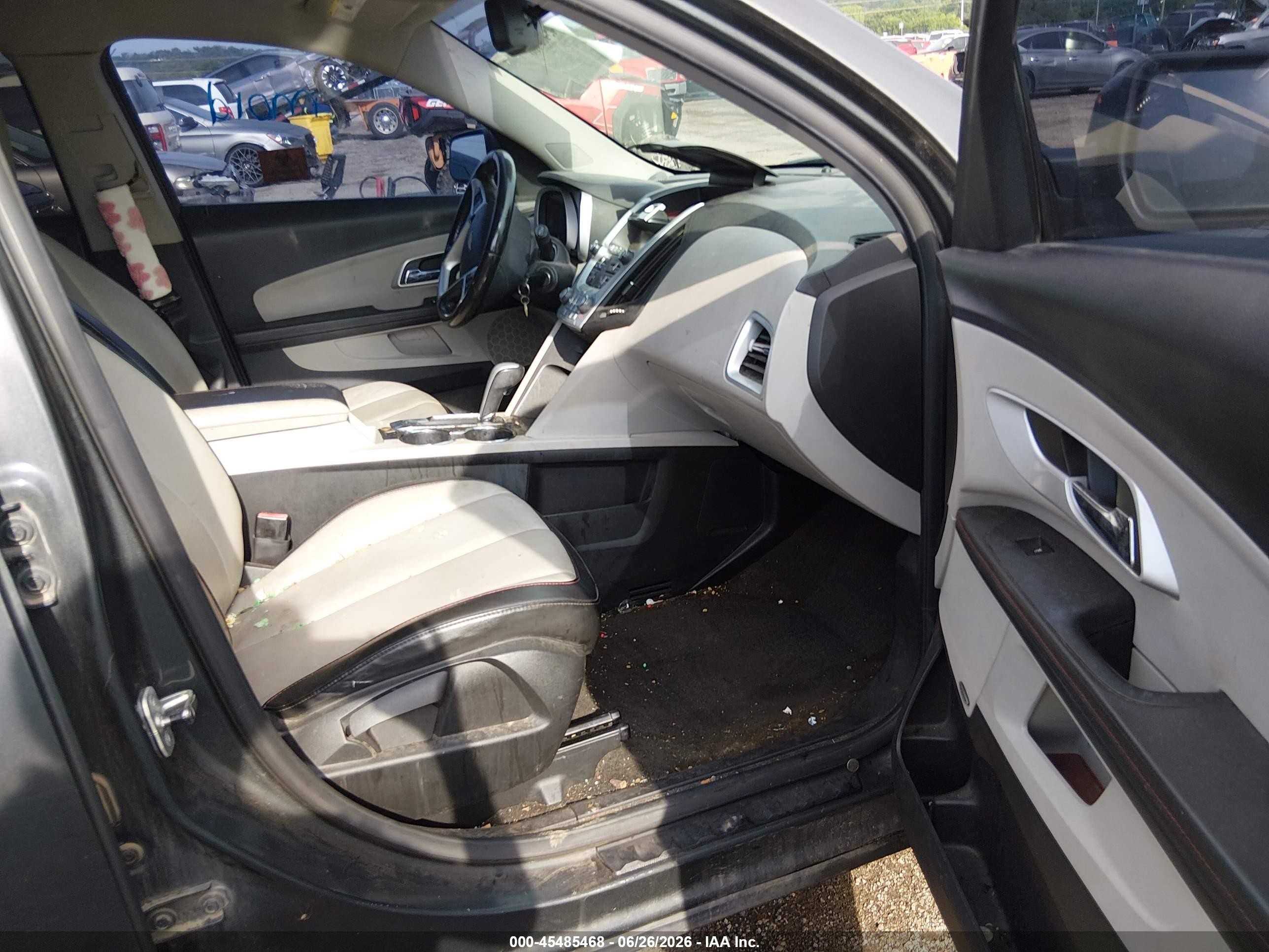 2011 Chevrolet Equinox Lt W/2lt Gray vin: 2CNALPEC7B6208244