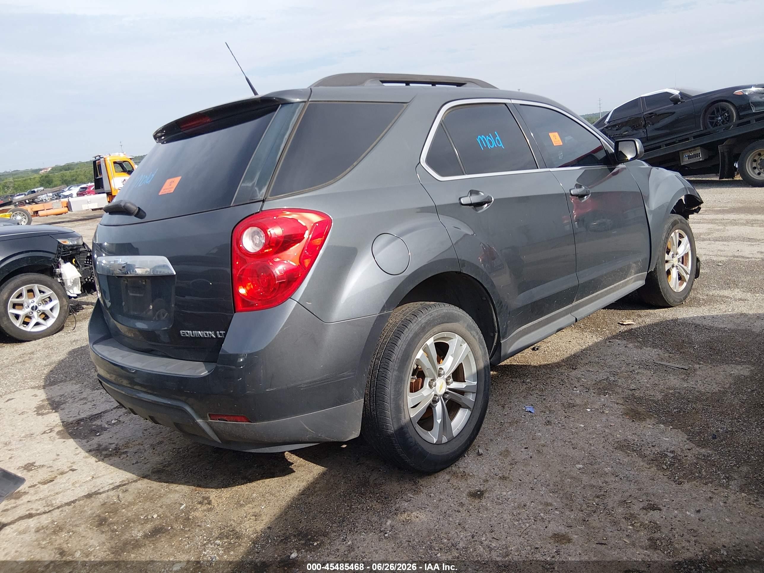 2011 Chevrolet Equinox Lt W/2lt Gray vin: 2CNALPEC7B6208244