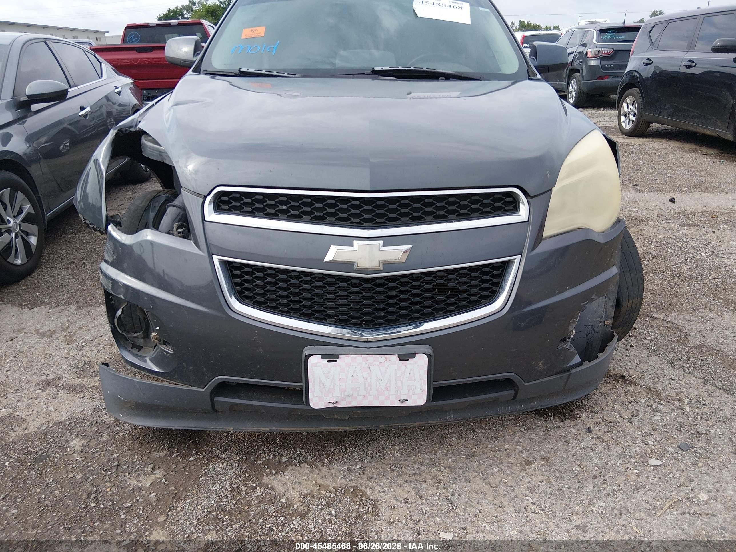 2011 Chevrolet Equinox Lt W/2lt Gray vin: 2CNALPEC7B6208244