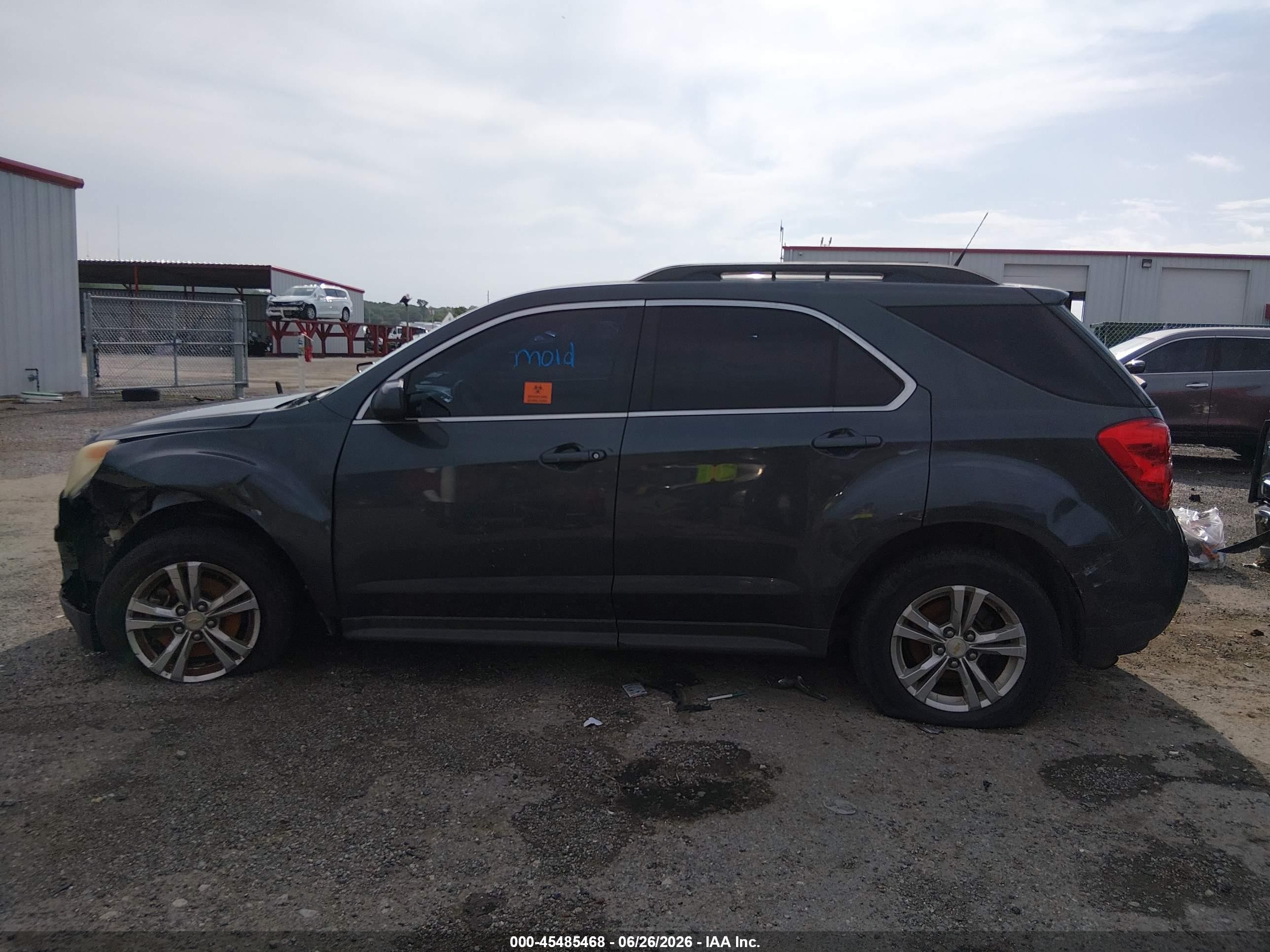 2011 Chevrolet Equinox Lt W/2lt Gray vin: 2CNALPEC7B6208244