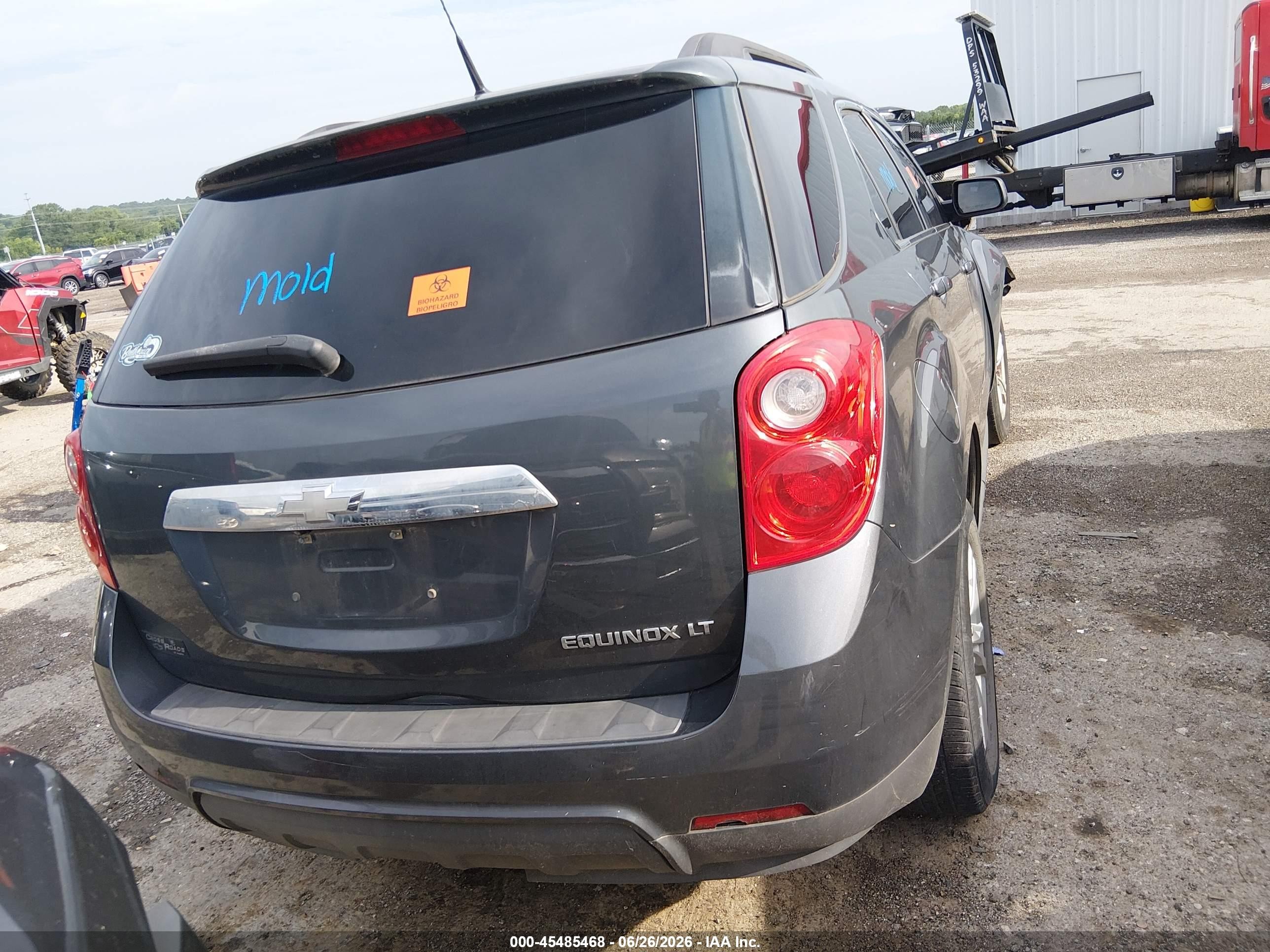 2011 Chevrolet Equinox Lt W/2lt Gray vin: 2CNALPEC7B6208244