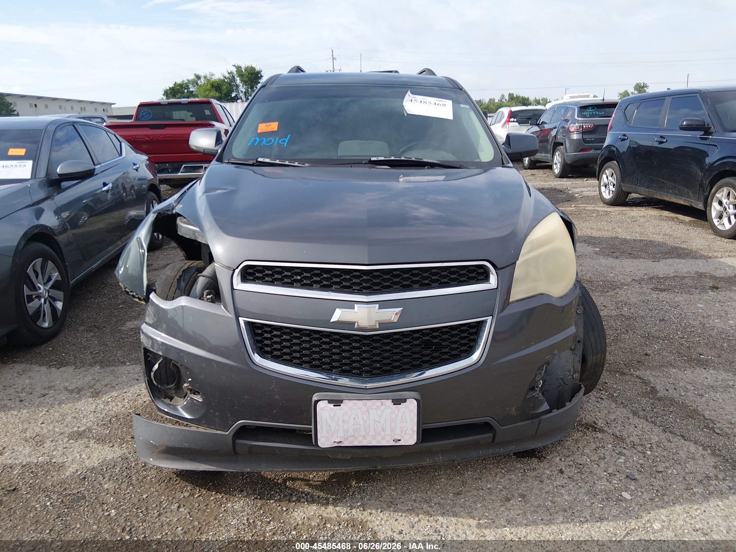 2011 Chevrolet Equinox Lt W/2lt Gray vin: 2CNALPEC7B6208244