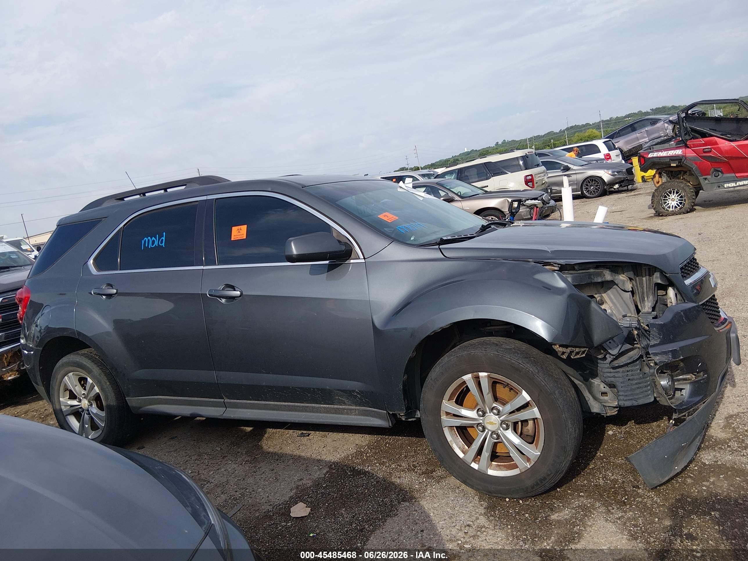 2011 Chevrolet Equinox Lt W/2lt Gray vin: 2CNALPEC7B6208244