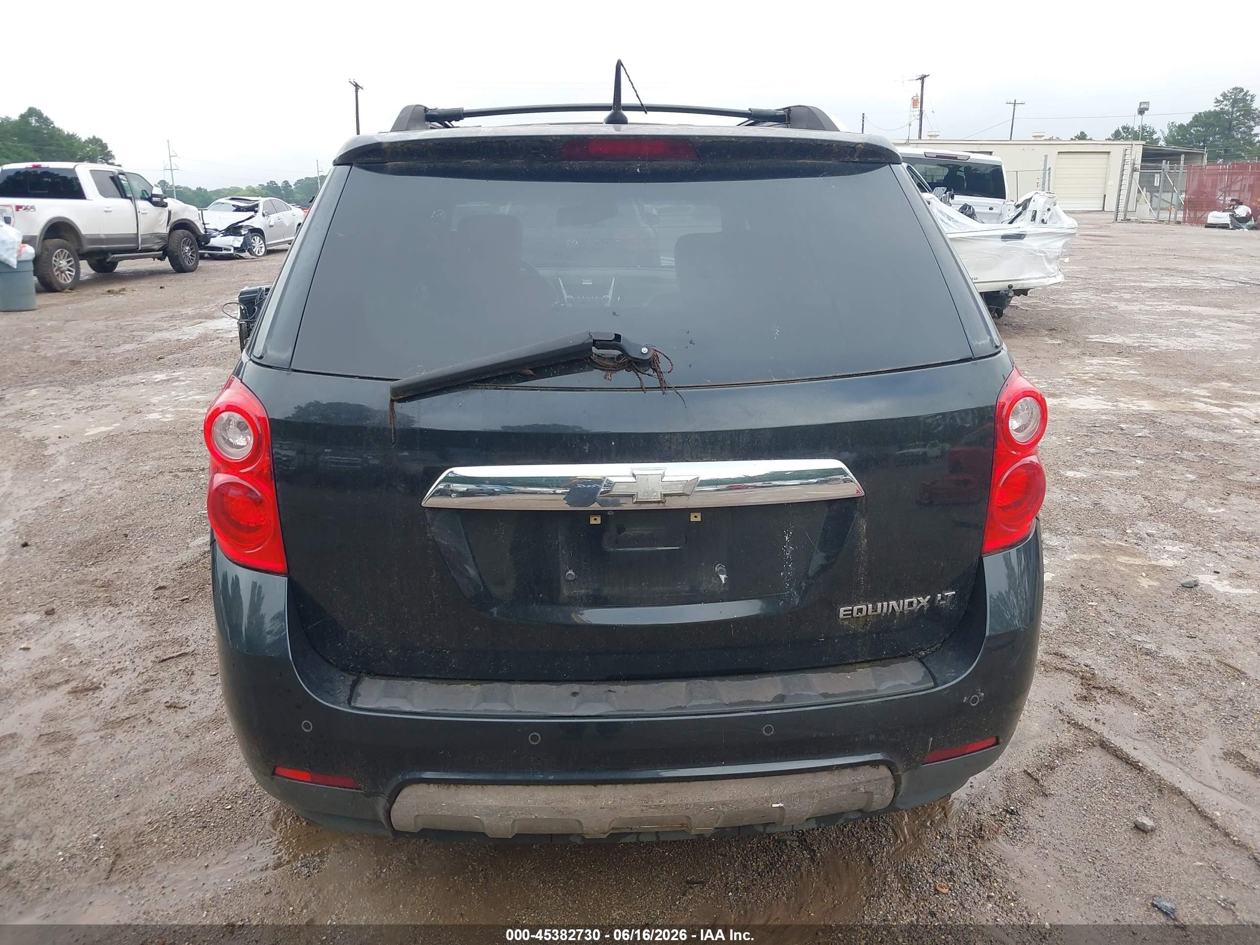 2011 Chevrolet Equinox 2lt Black vin: 2CNALPEC7B6276589