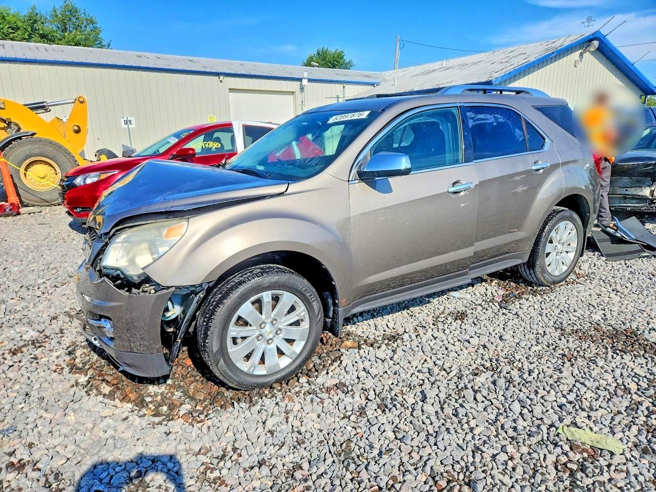 2011 Chevrolet Equinox Lt Gray vin: 2CNALPEC8B6355477