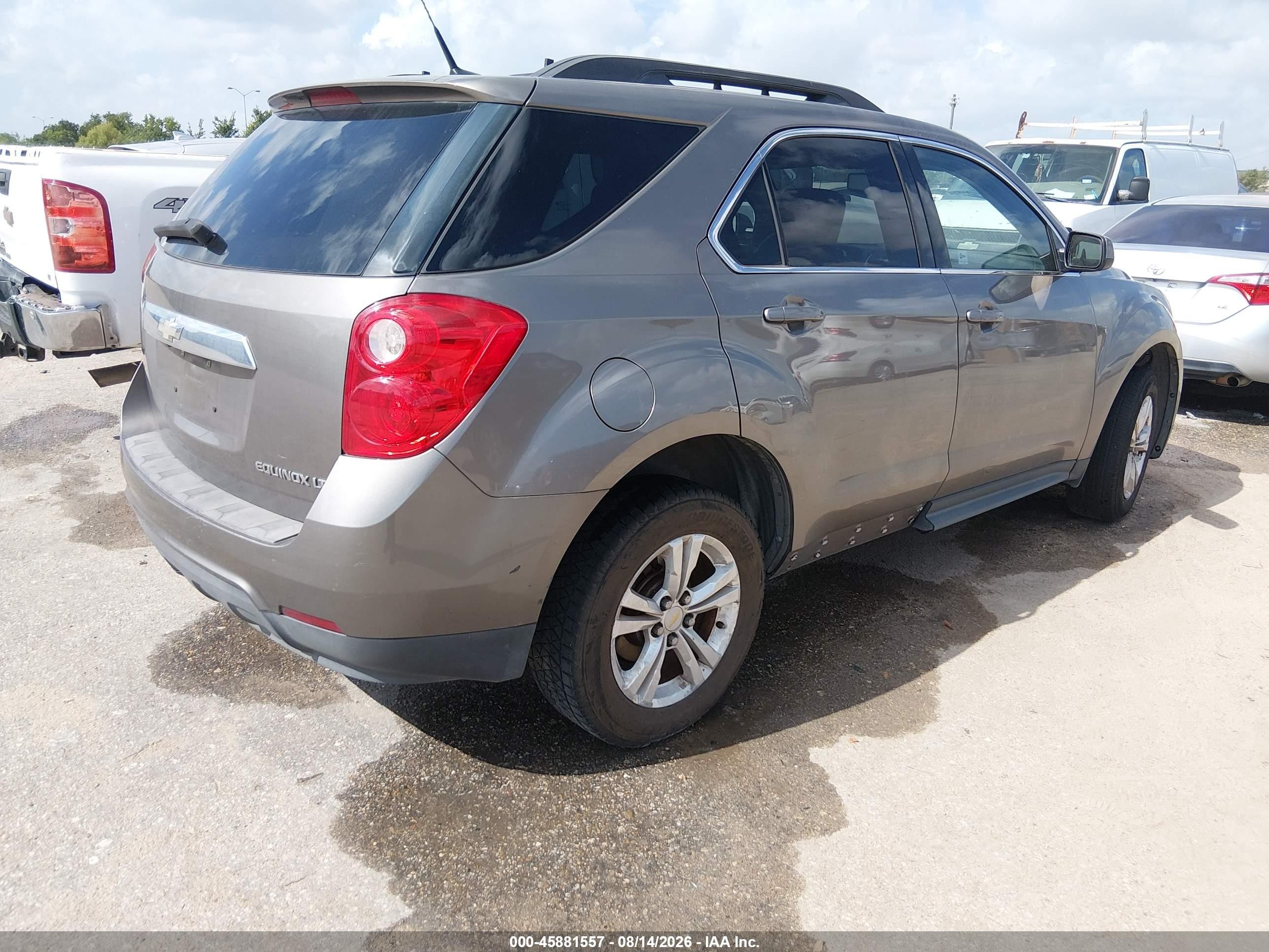 2011 Chevrolet Equinox 2lt Gray vin: 2CNALPEC8B6445616