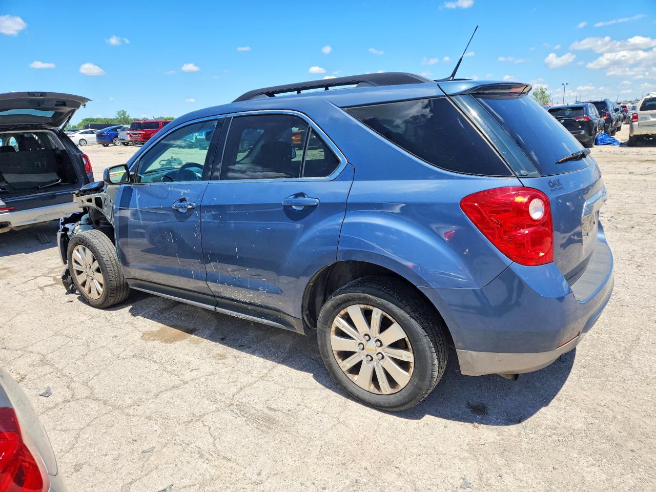 2011 Chevrolet Equinox Lt Синий vin: 2CNALPEC8B6456003