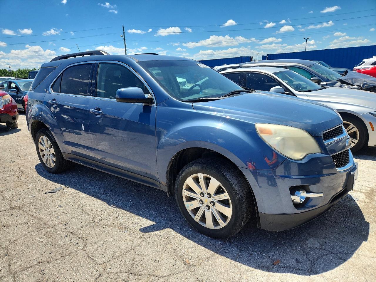 2011 Chevrolet Equinox Lt Синий vin: 2CNALPEC8B6456003