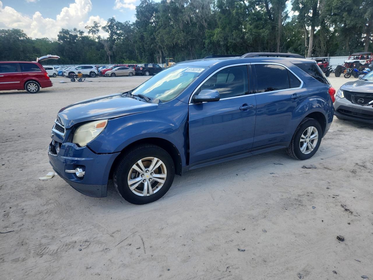 2011 Chevrolet Equinox Lt Blue vin: 2CNALPEC9B6251886