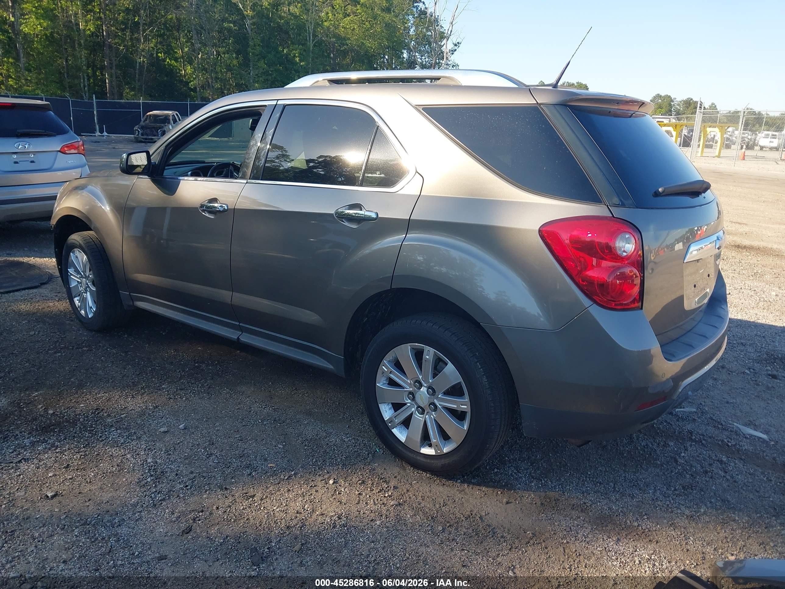 2011 Chevrolet Equinox 2lt Brown vin: 2CNALPEC9B6352202