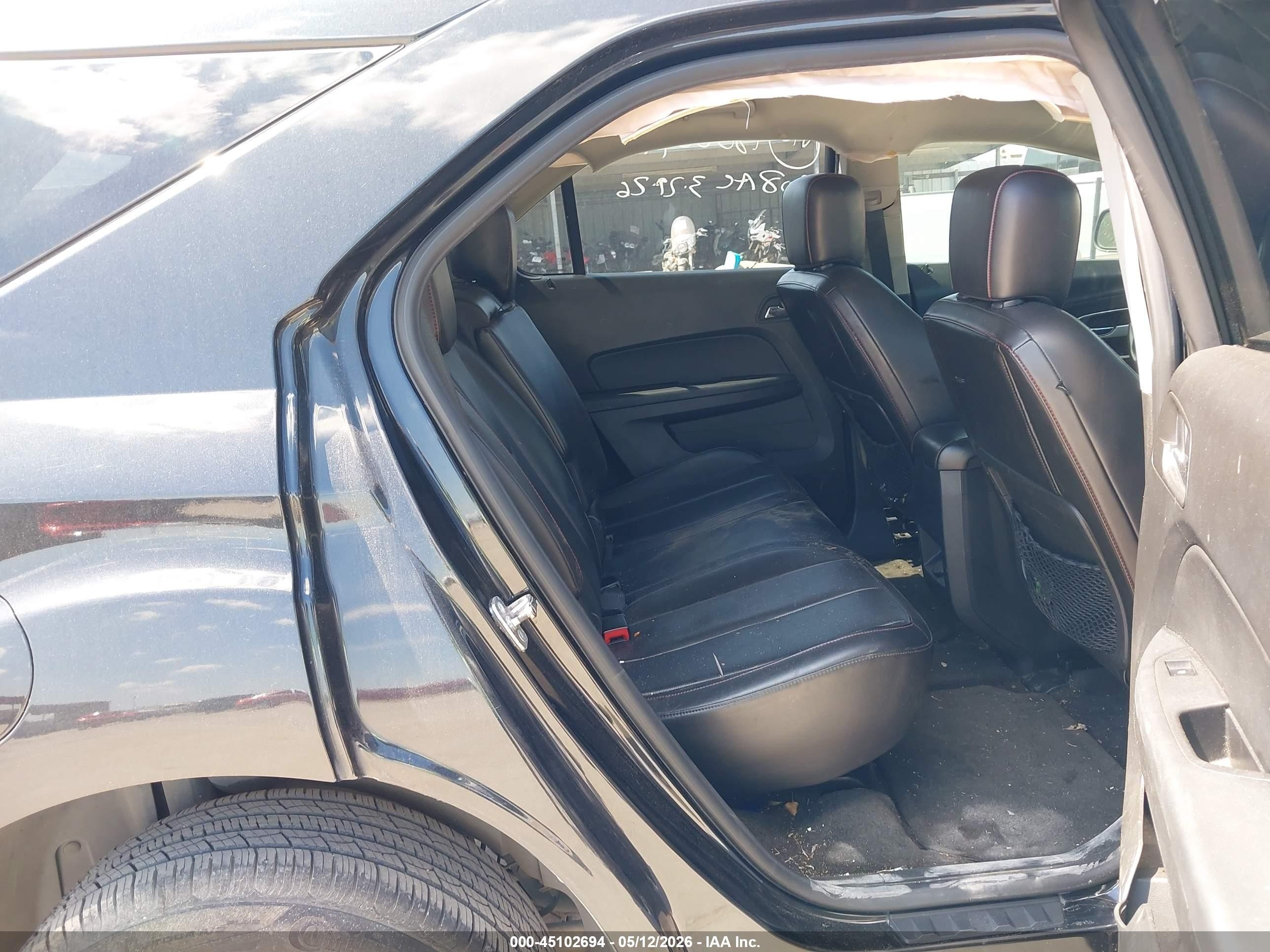 2011 Chevrolet Equinox 2lt Black vin: 2CNALPEC9B6384342