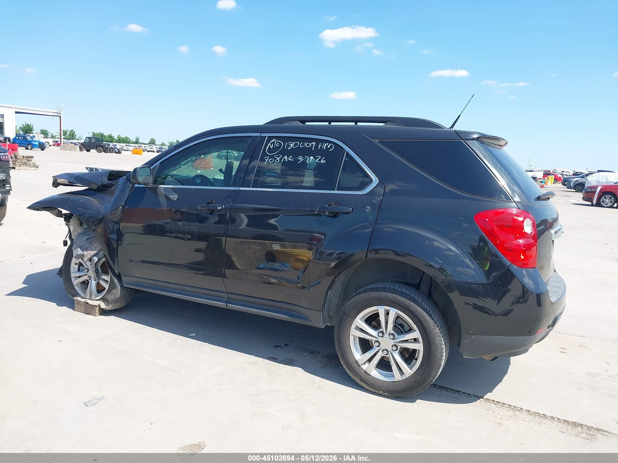 2011 Chevrolet Equinox 2lt Black vin: 2CNALPEC9B6384342
