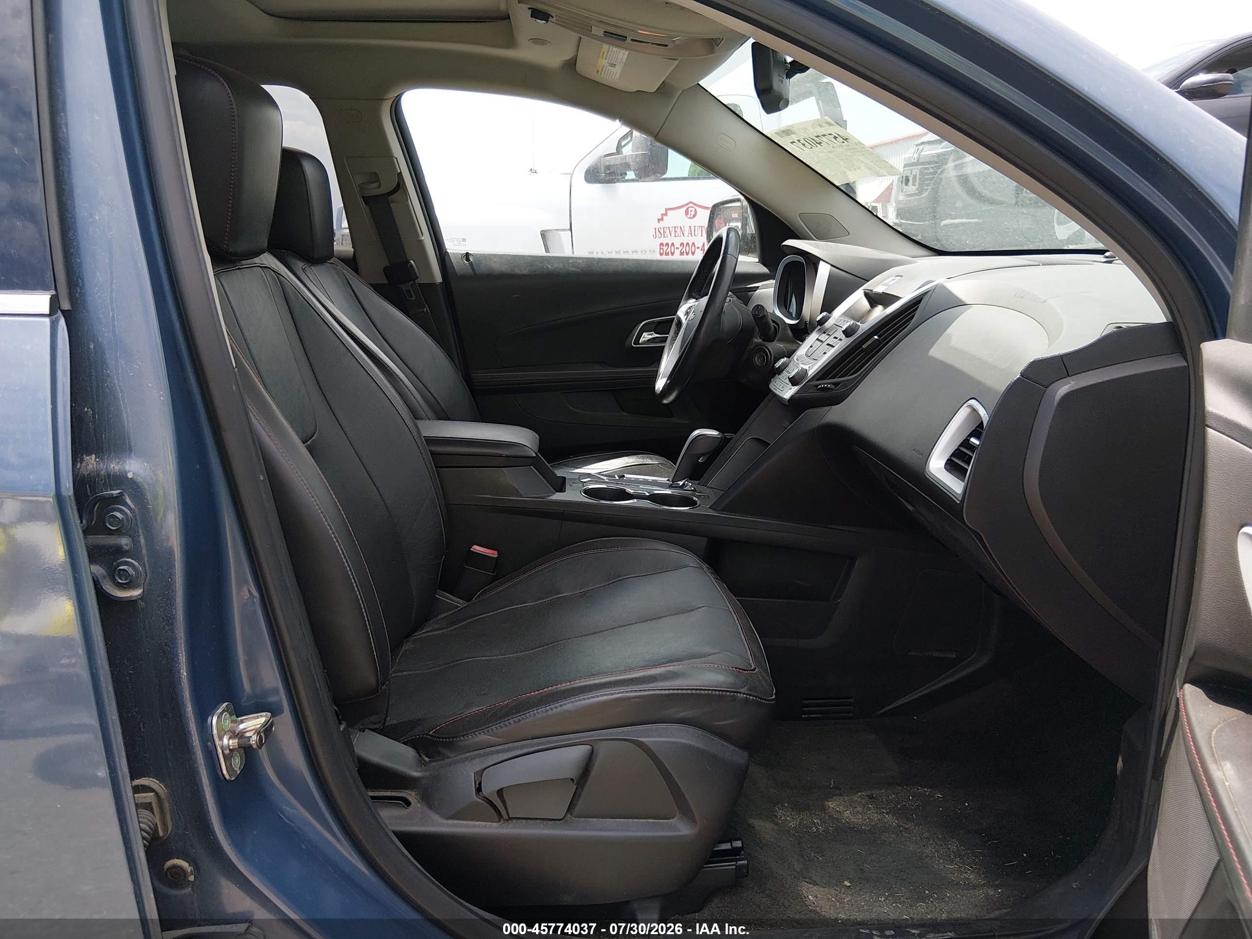 2011 Chevrolet Equinox 2lt Blue vin: 2CNALPEC9B6447228