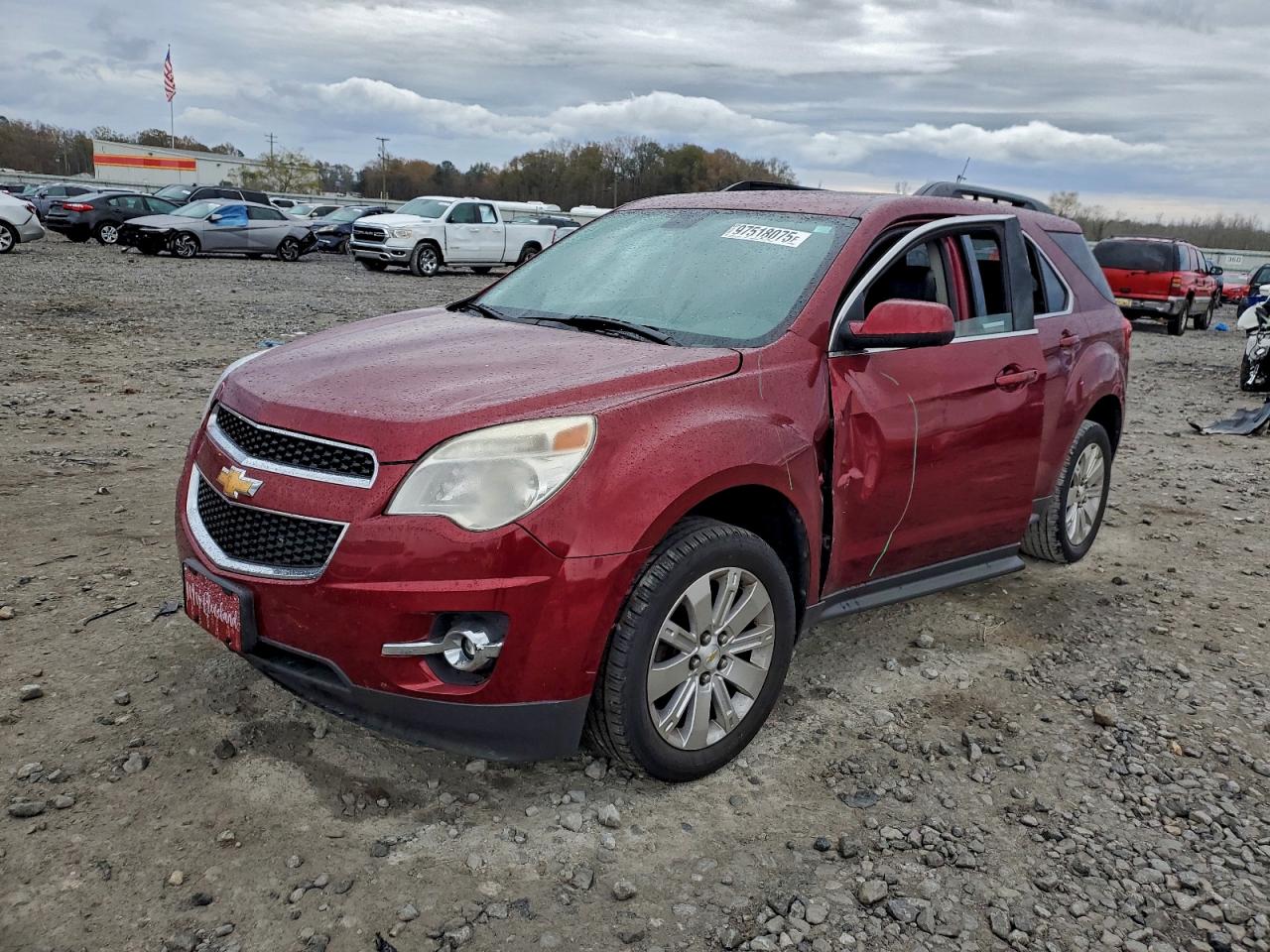 2011 Chevrolet Equinox Lt Red vin: 2CNALPECXB6290812