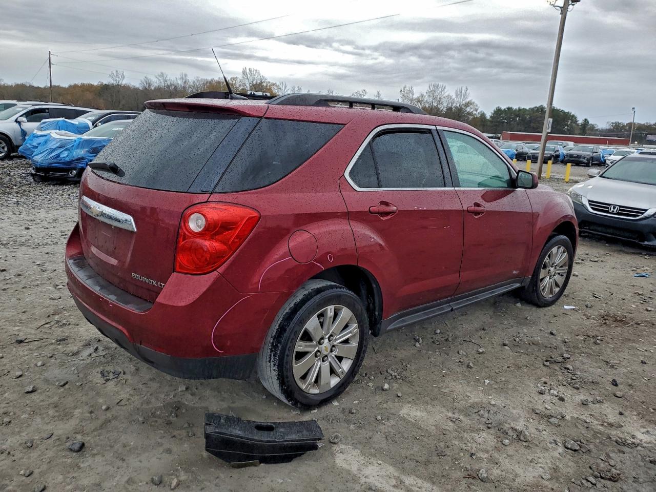 2011 Chevrolet Equinox Lt Red vin: 2CNALPECXB6290812