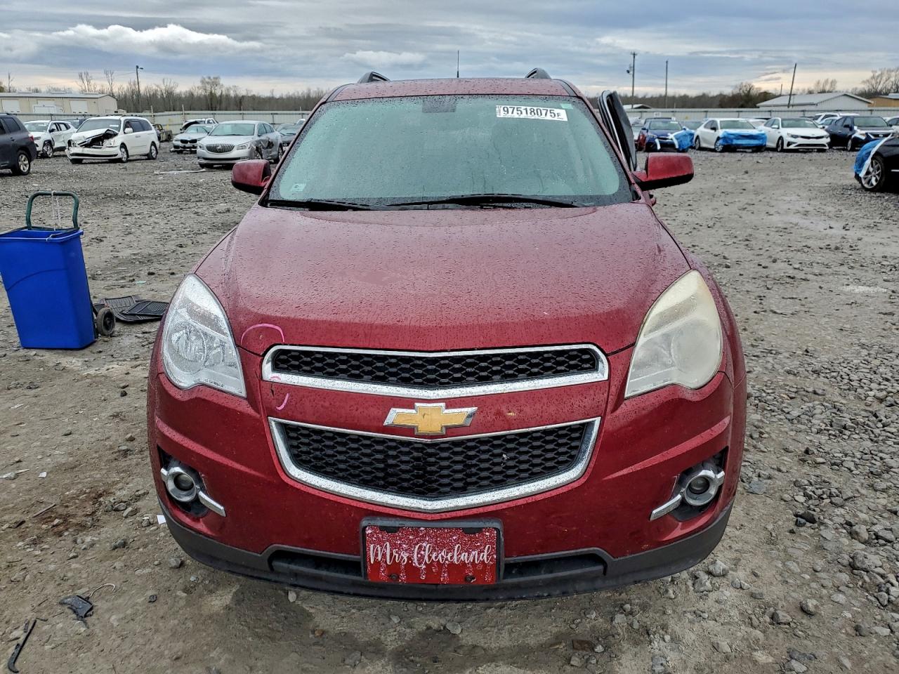 2011 Chevrolet Equinox Lt Red vin: 2CNALPECXB6290812