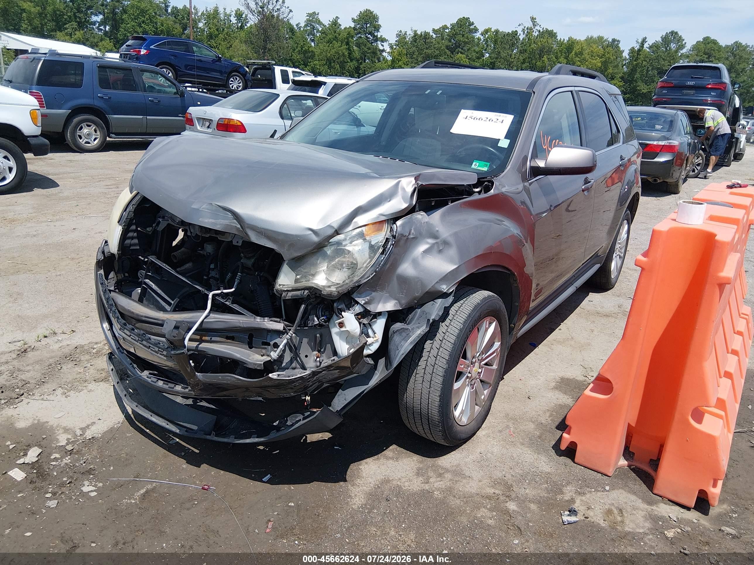 2011 Chevrolet Equinox 2lt Gray vin: 2CNALPECXB6296612