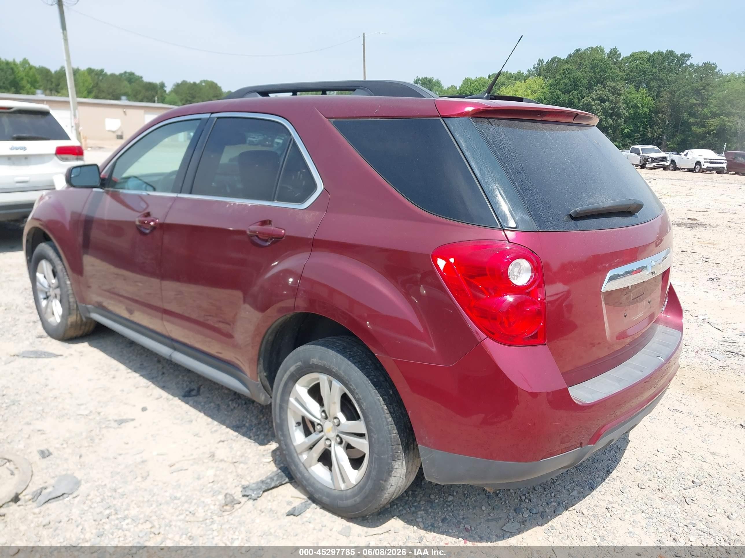 2011 Chevrolet Equinox 2lt Burgundy vin: 2CNALPECXB6389047