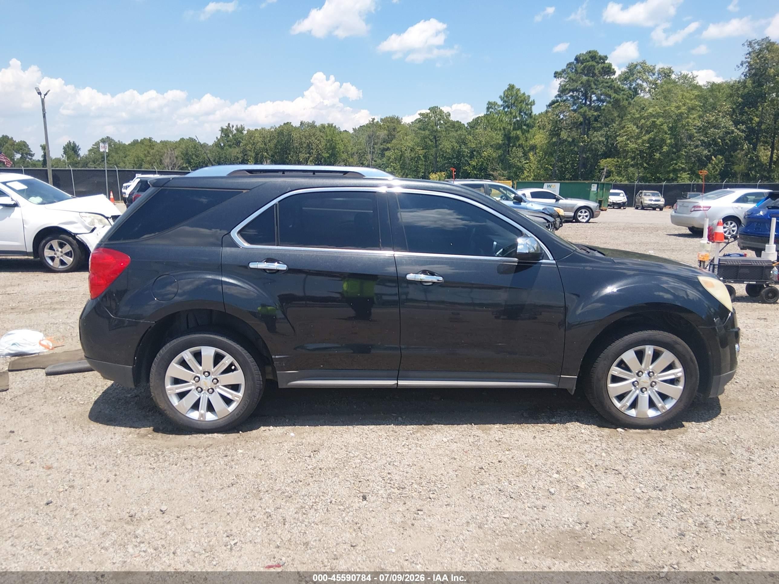 2011 Chevrolet Equinox Lt W/2lt Black vin: 2CNALPECXB6443558