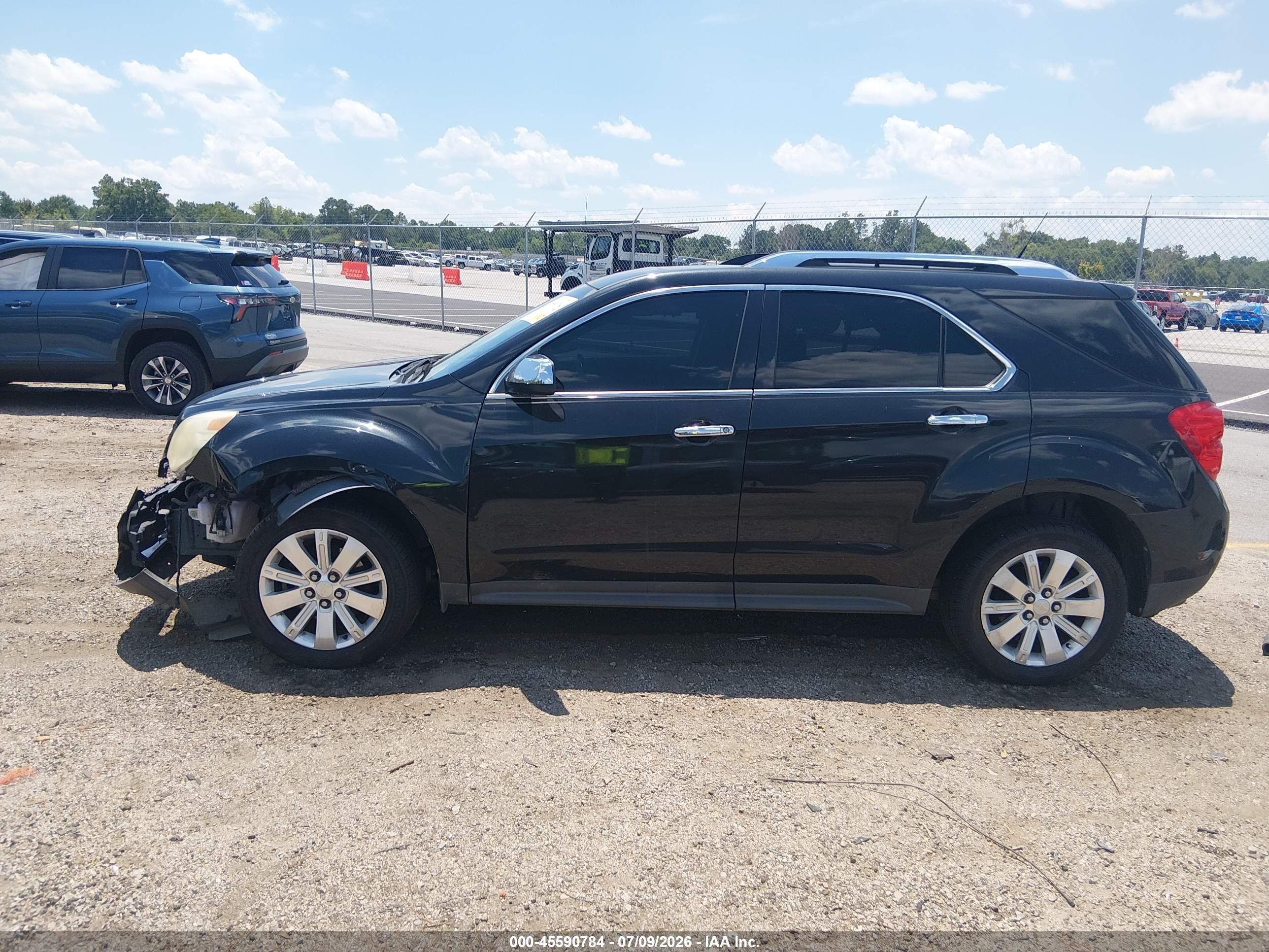 2011 Chevrolet Equinox Lt W/2lt Black vin: 2CNALPECXB6443558