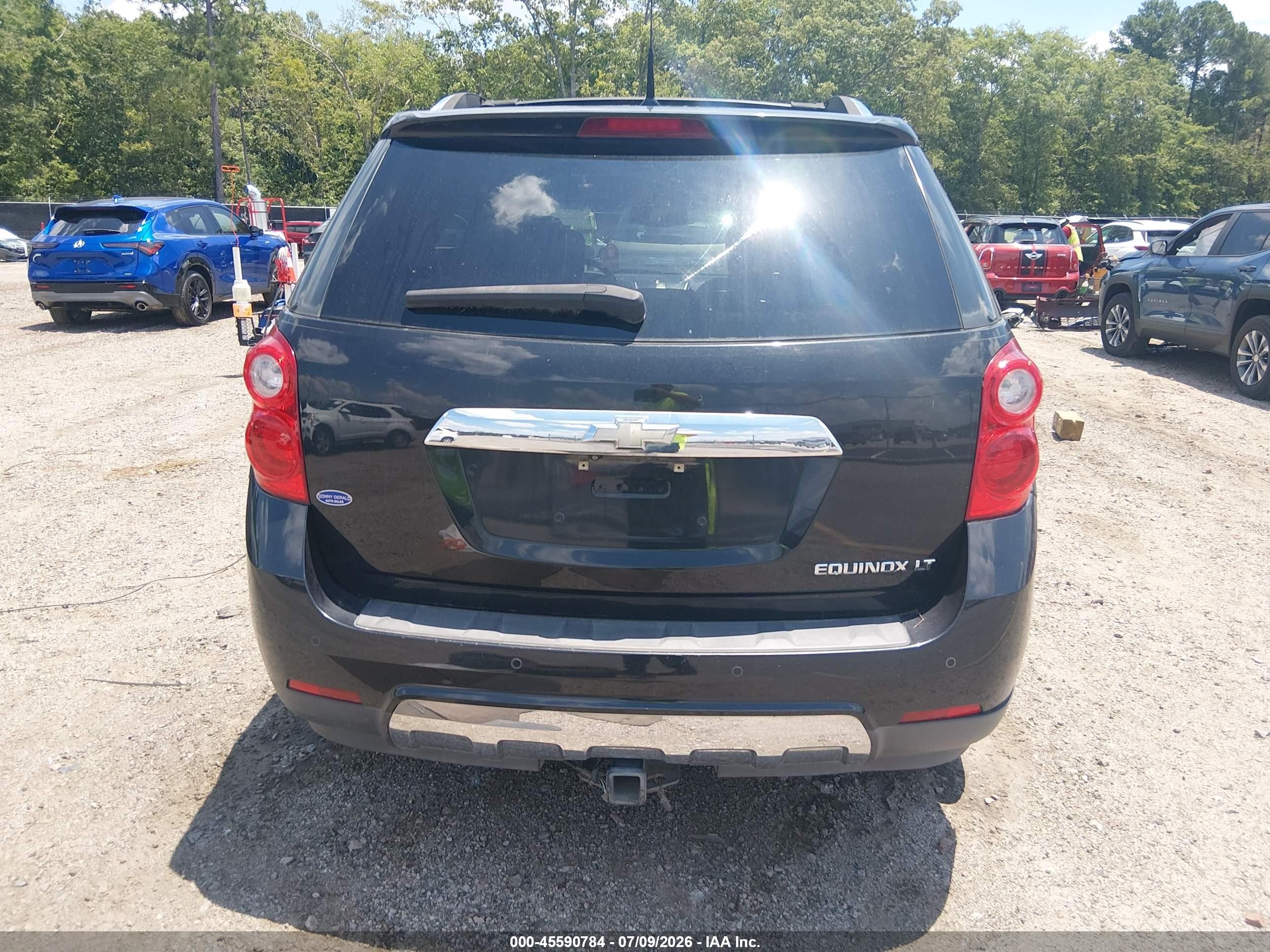 2011 Chevrolet Equinox Lt W/2lt Black vin: 2CNALPECXB6443558