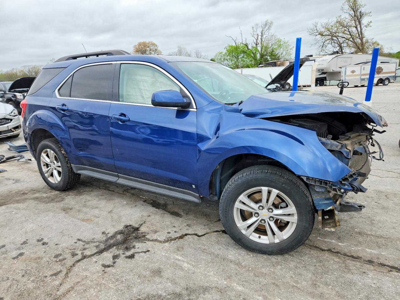 2010 Chevrolet Equinox Lt Blue vin: 2CNALPEW0A6205100