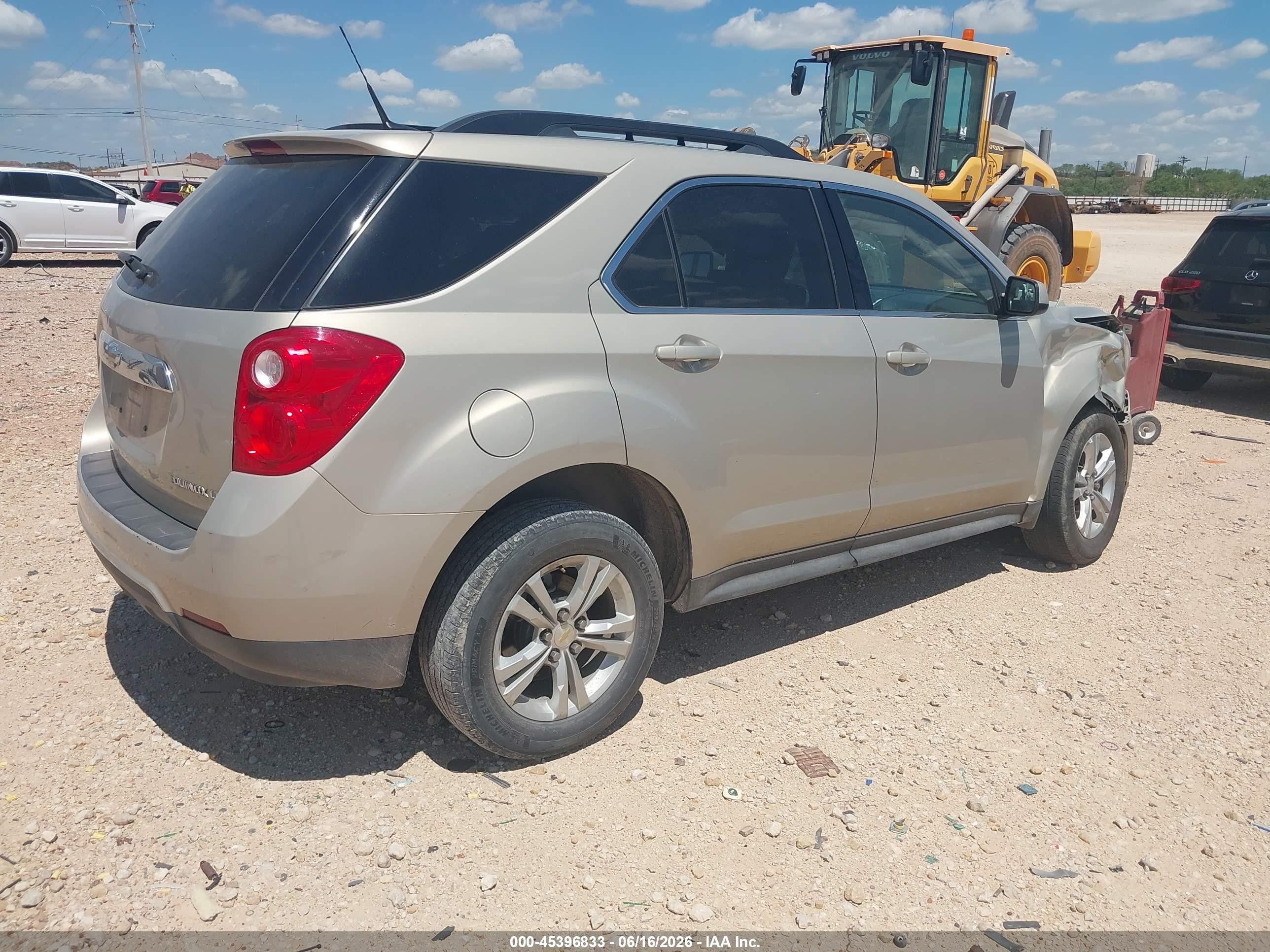 2010 Chevrolet Equinox Lt Желто-коричневый vin: 2CNALPEW0A6303561