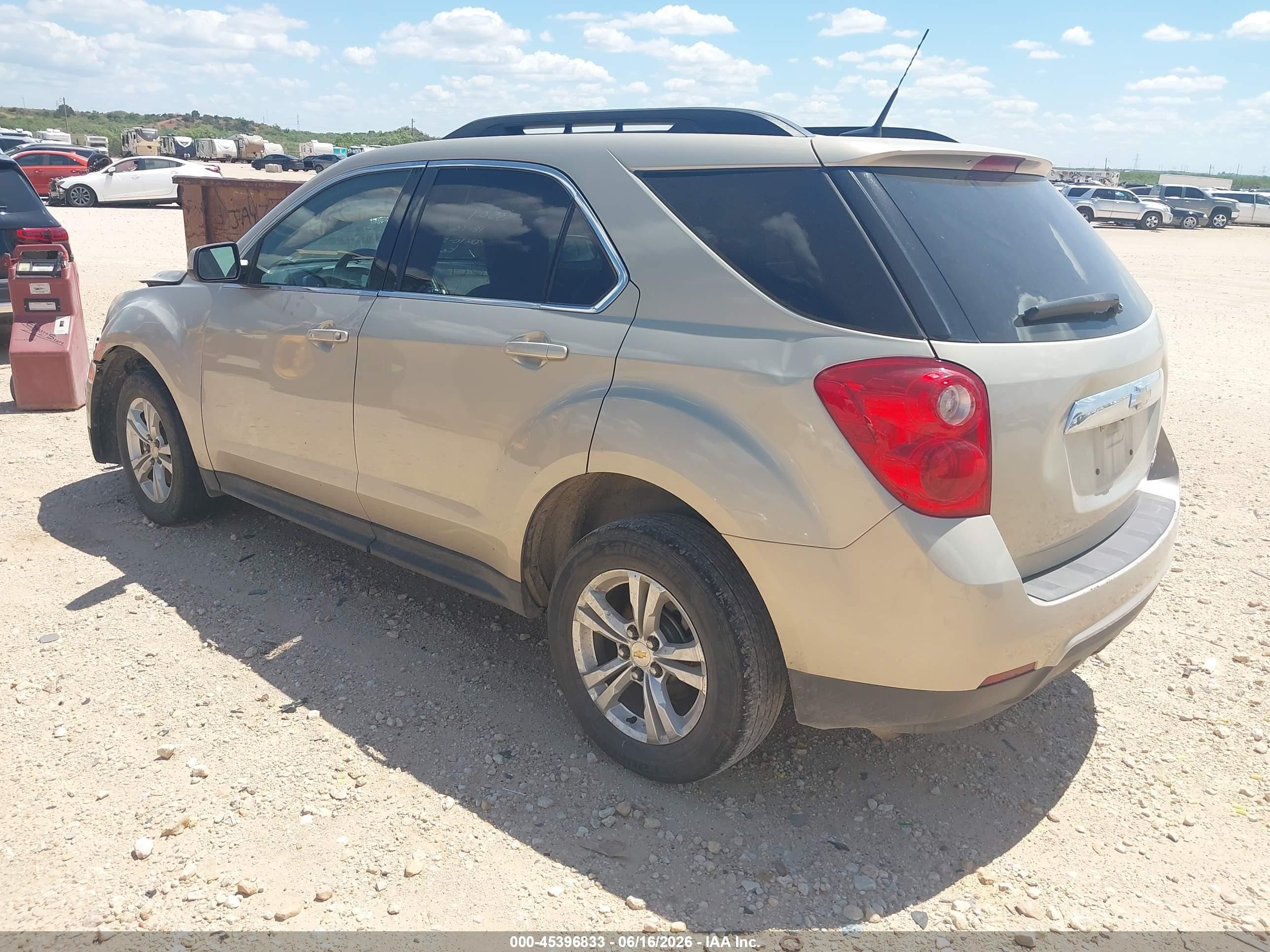 2010 Chevrolet Equinox Lt Желто-коричневый vin: 2CNALPEW0A6303561
