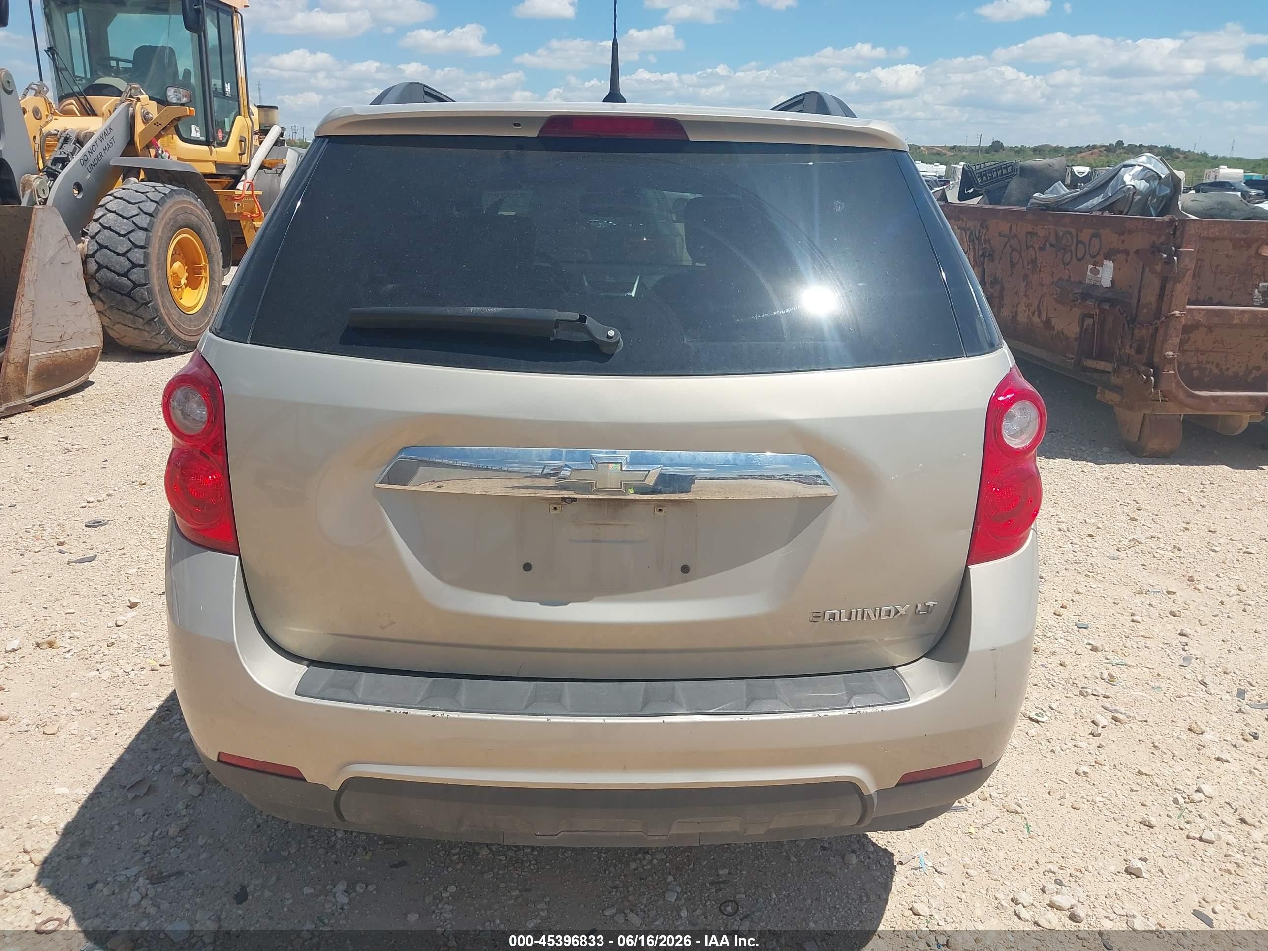 2010 Chevrolet Equinox Lt Желто-коричневый vin: 2CNALPEW0A6303561