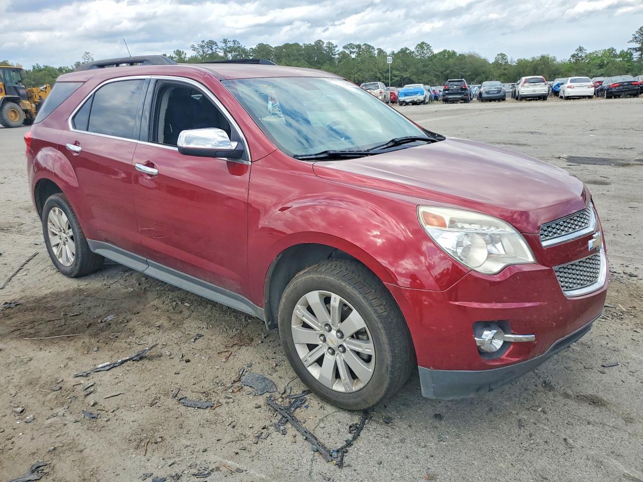 2010 Chevrolet Equinox Lt Red vin: 2CNALPEW1A6302998