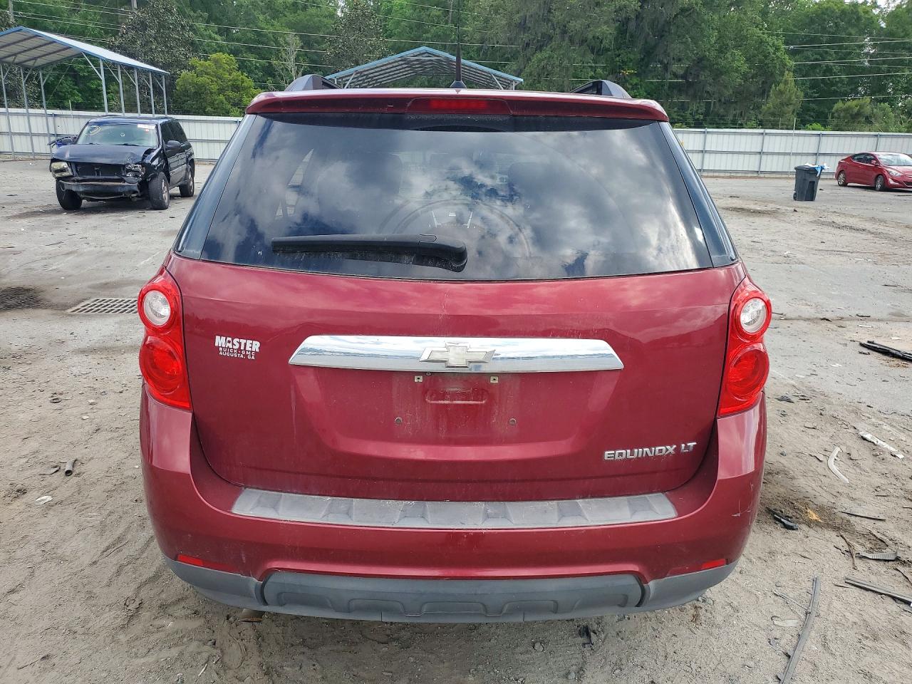 2010 Chevrolet Equinox Lt Red vin: 2CNALPEW1A6302998