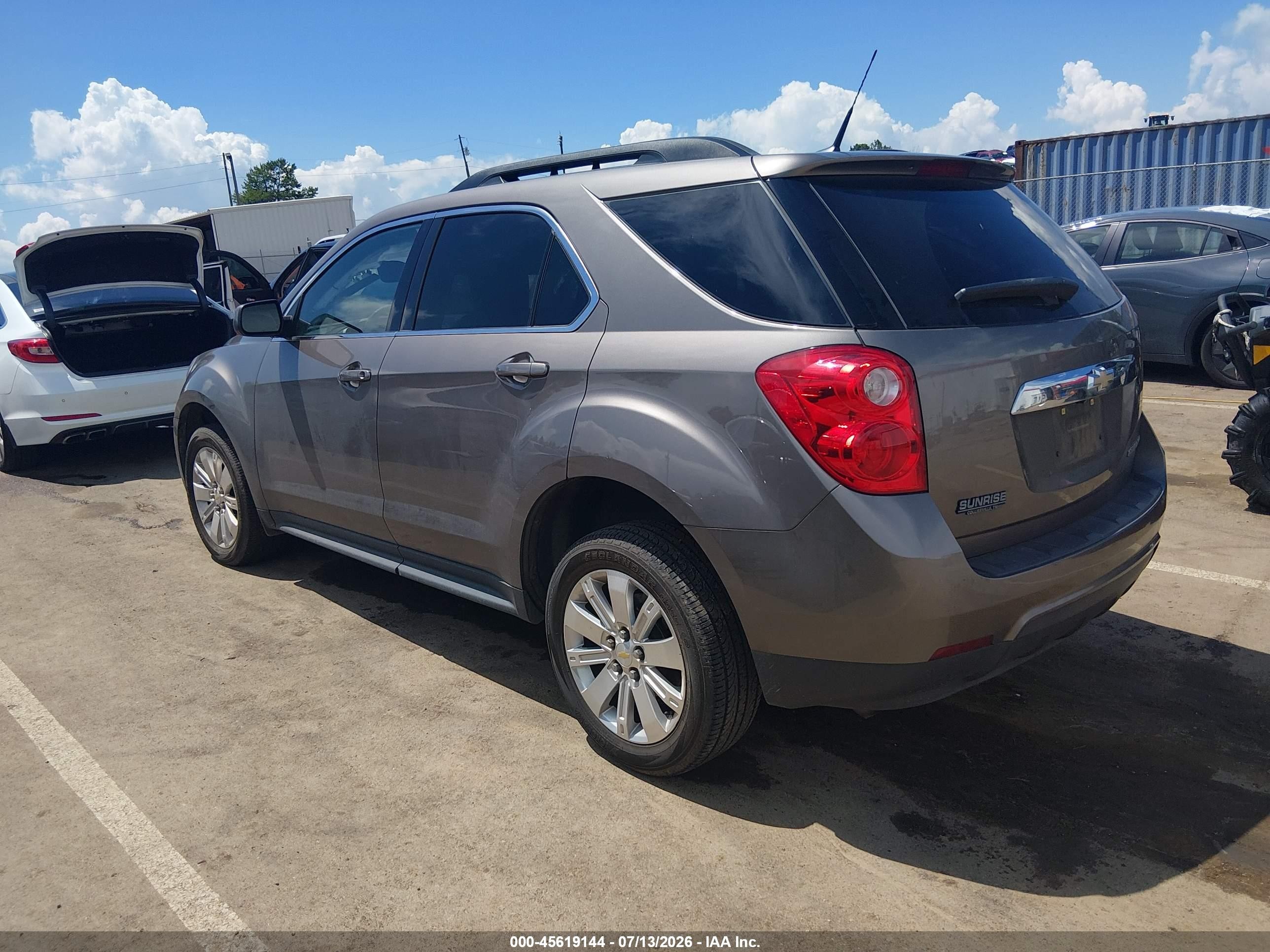 2010 Chevrolet Equinox Lt Gray vin: 2CNALPEW1A6308476