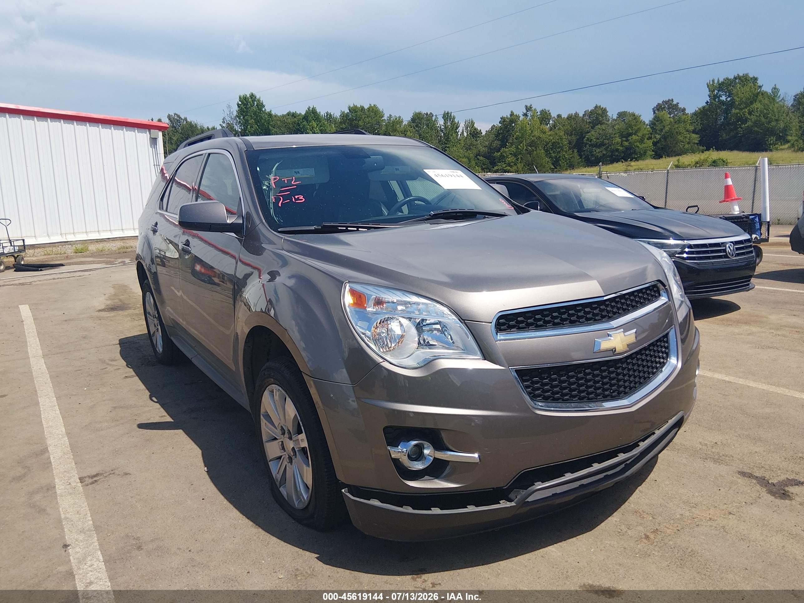 2010 Chevrolet Equinox Lt Gray vin: 2CNALPEW1A6308476