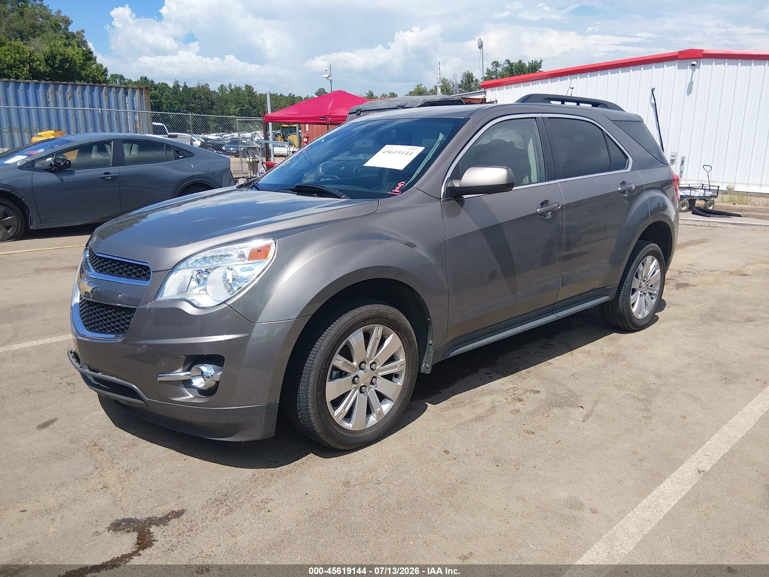 2010 Chevrolet Equinox Lt Gray vin: 2CNALPEW1A6308476