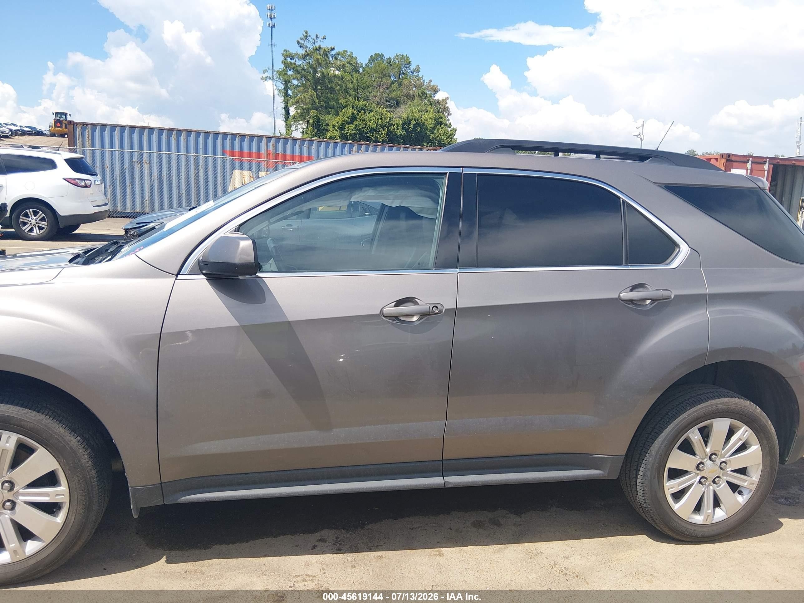 2010 Chevrolet Equinox Lt Gray vin: 2CNALPEW1A6308476