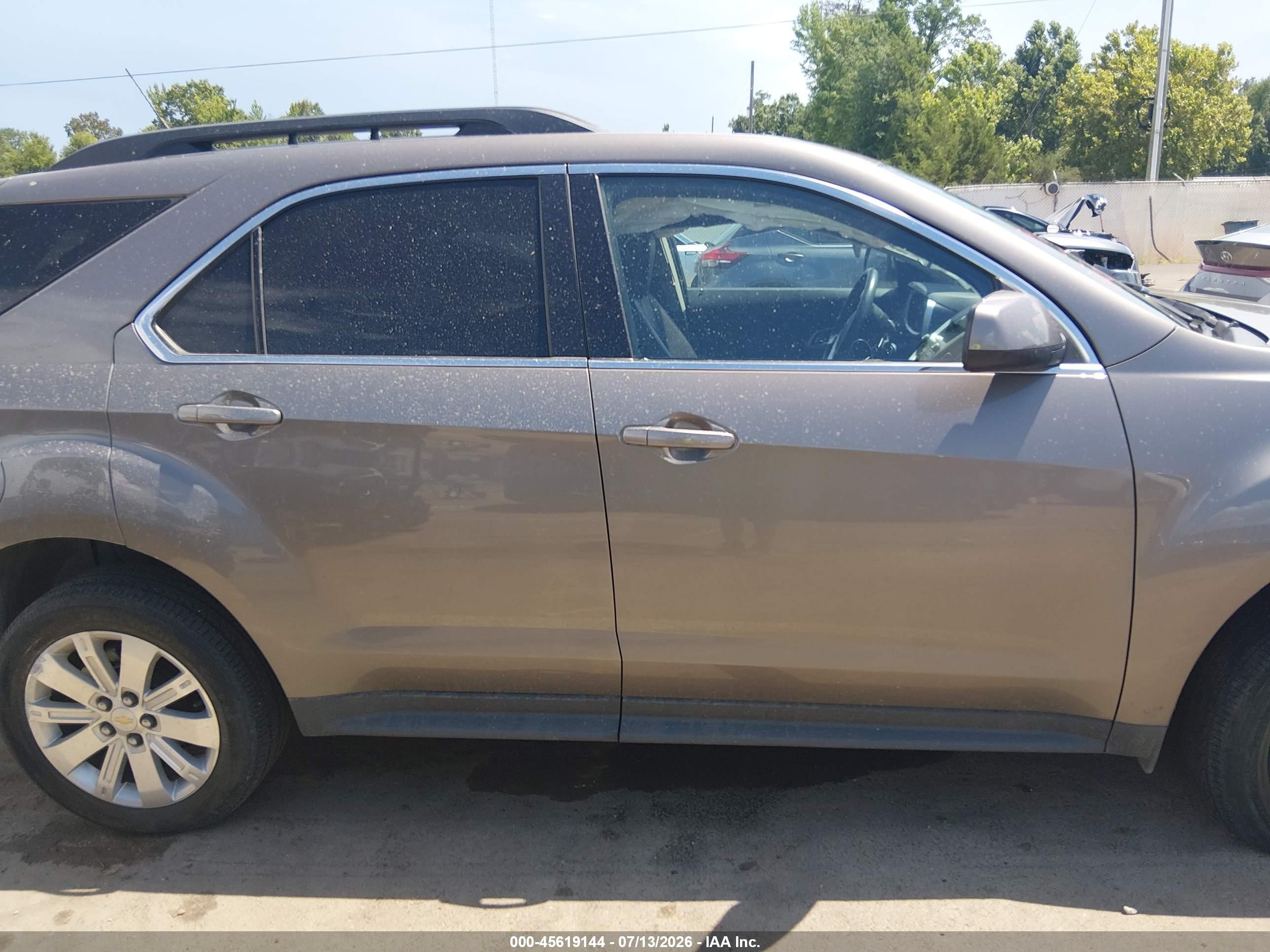 2010 Chevrolet Equinox Lt Gray vin: 2CNALPEW1A6308476