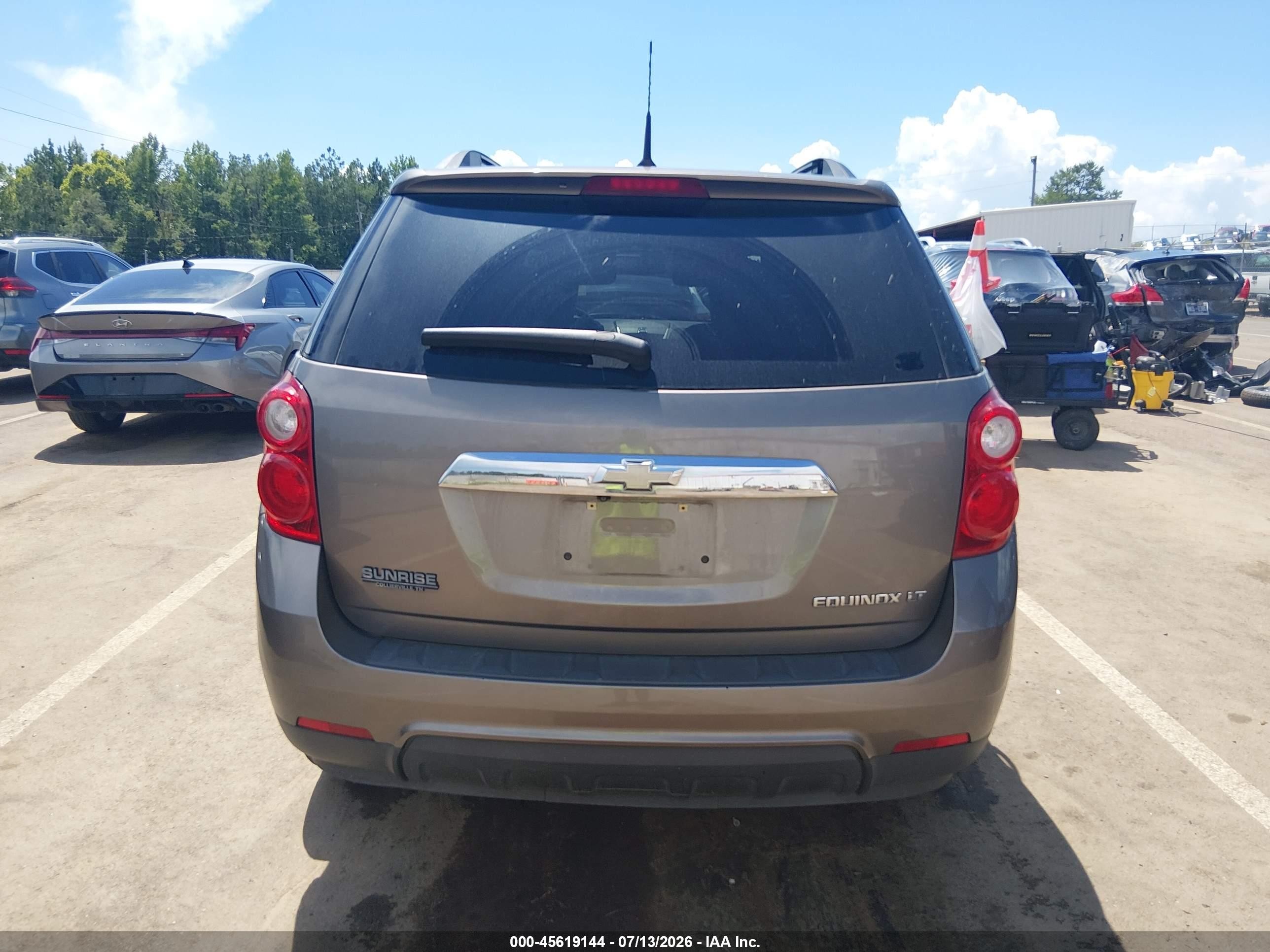 2010 Chevrolet Equinox Lt Gray vin: 2CNALPEW1A6308476