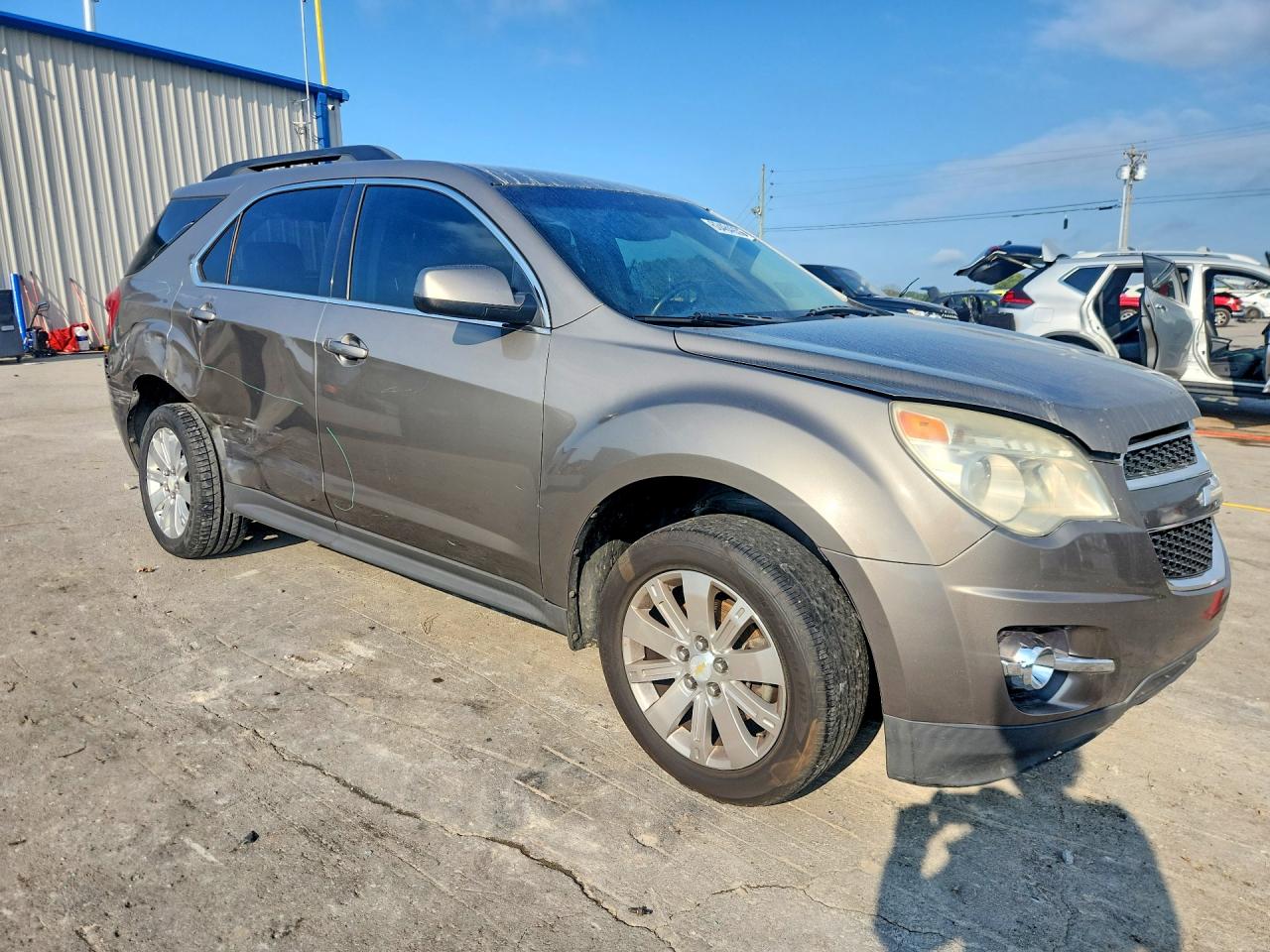 2010 Chevrolet Equinox Lt Gray vin: 2CNALPEW1A6373831