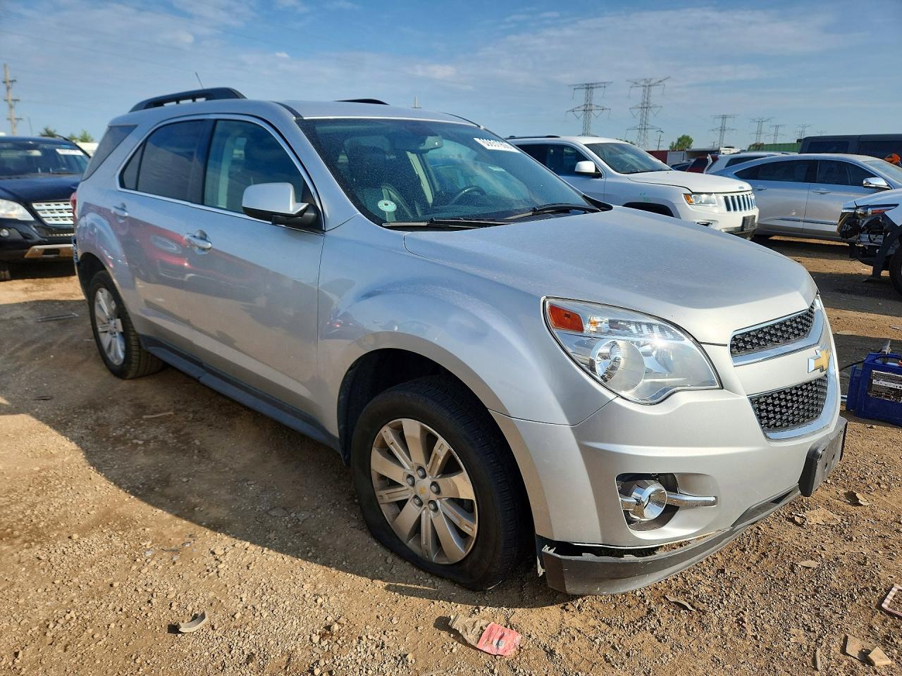 2010 Chevrolet Equinox Lt Silver vin: 2CNALPEW1A6376549