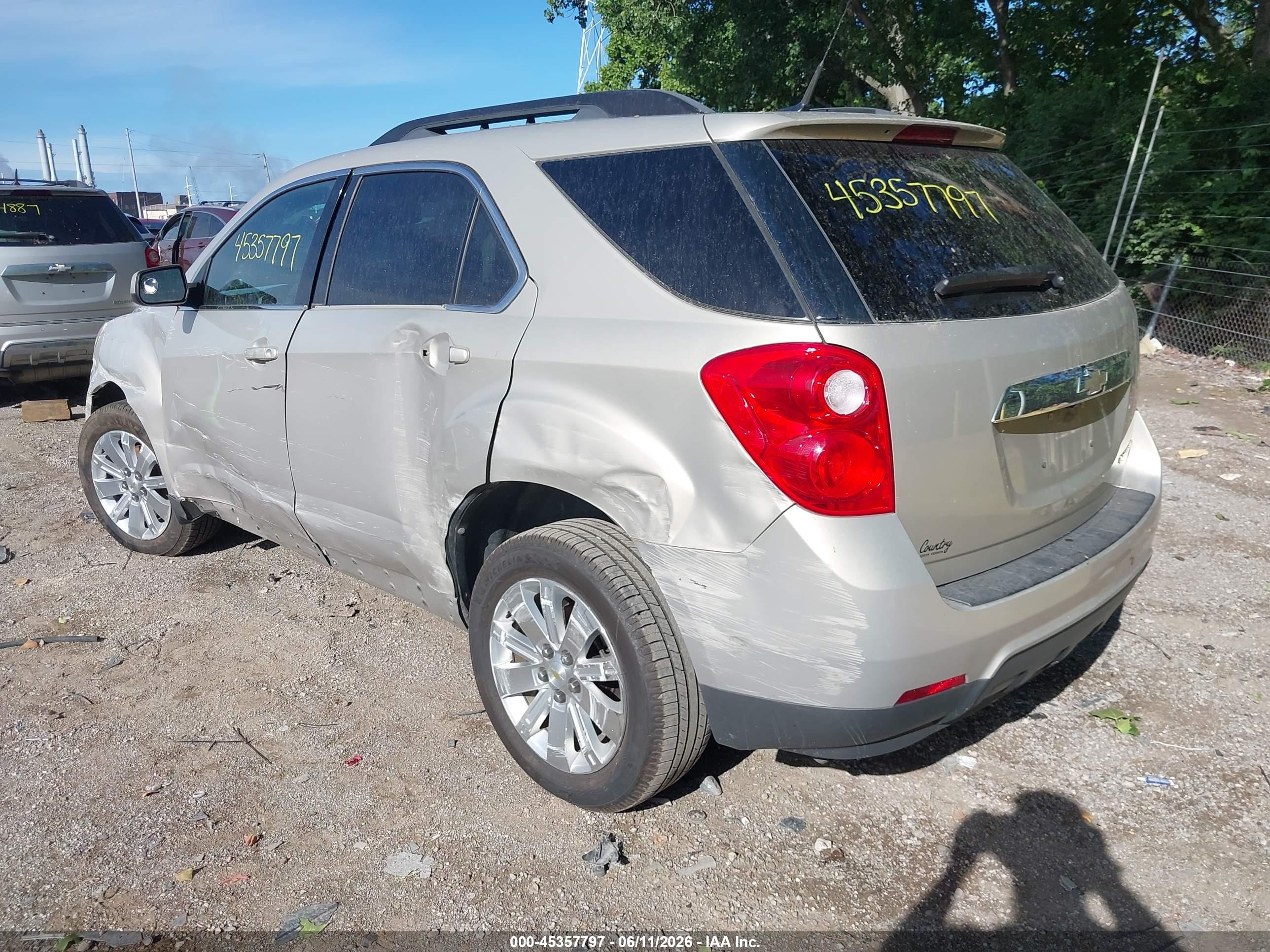 2010 Chevrolet Equinox Lt Gold vin: 2CNALPEW3A6325652