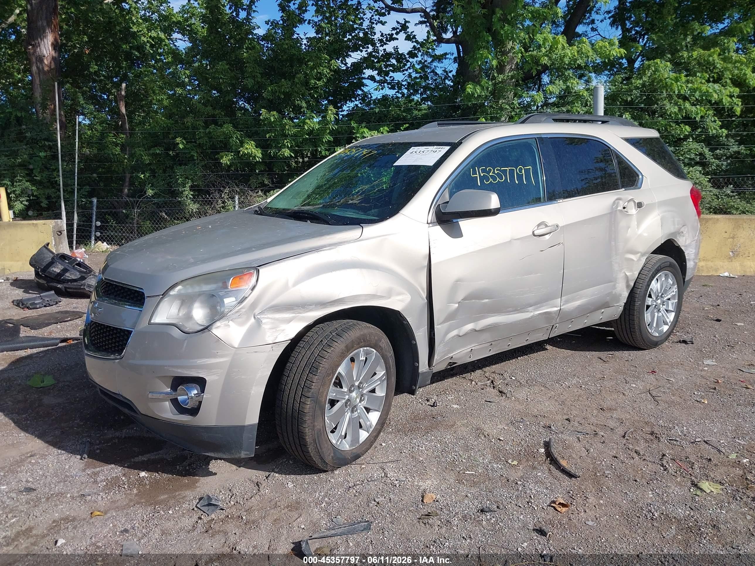 2010 Chevrolet Equinox Lt Gold vin: 2CNALPEW3A6325652