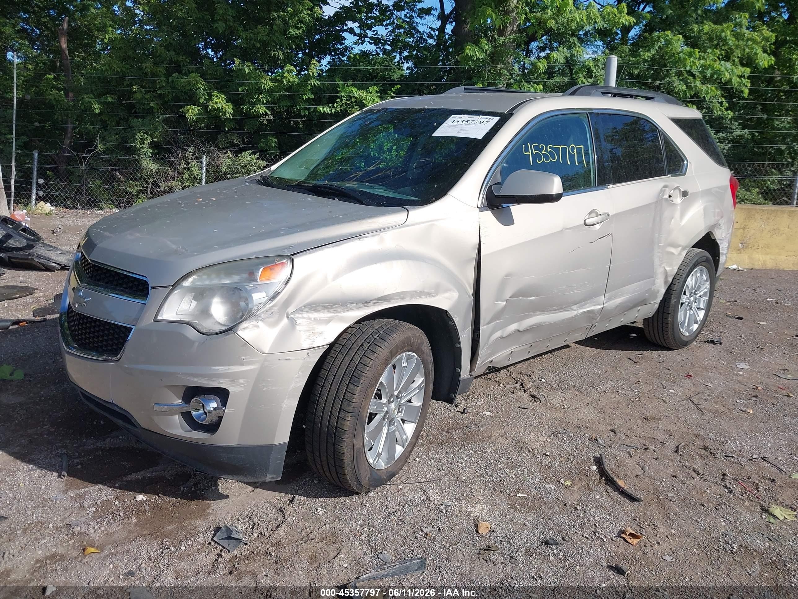 2010 Chevrolet Equinox Lt Gold vin: 2CNALPEW3A6325652
