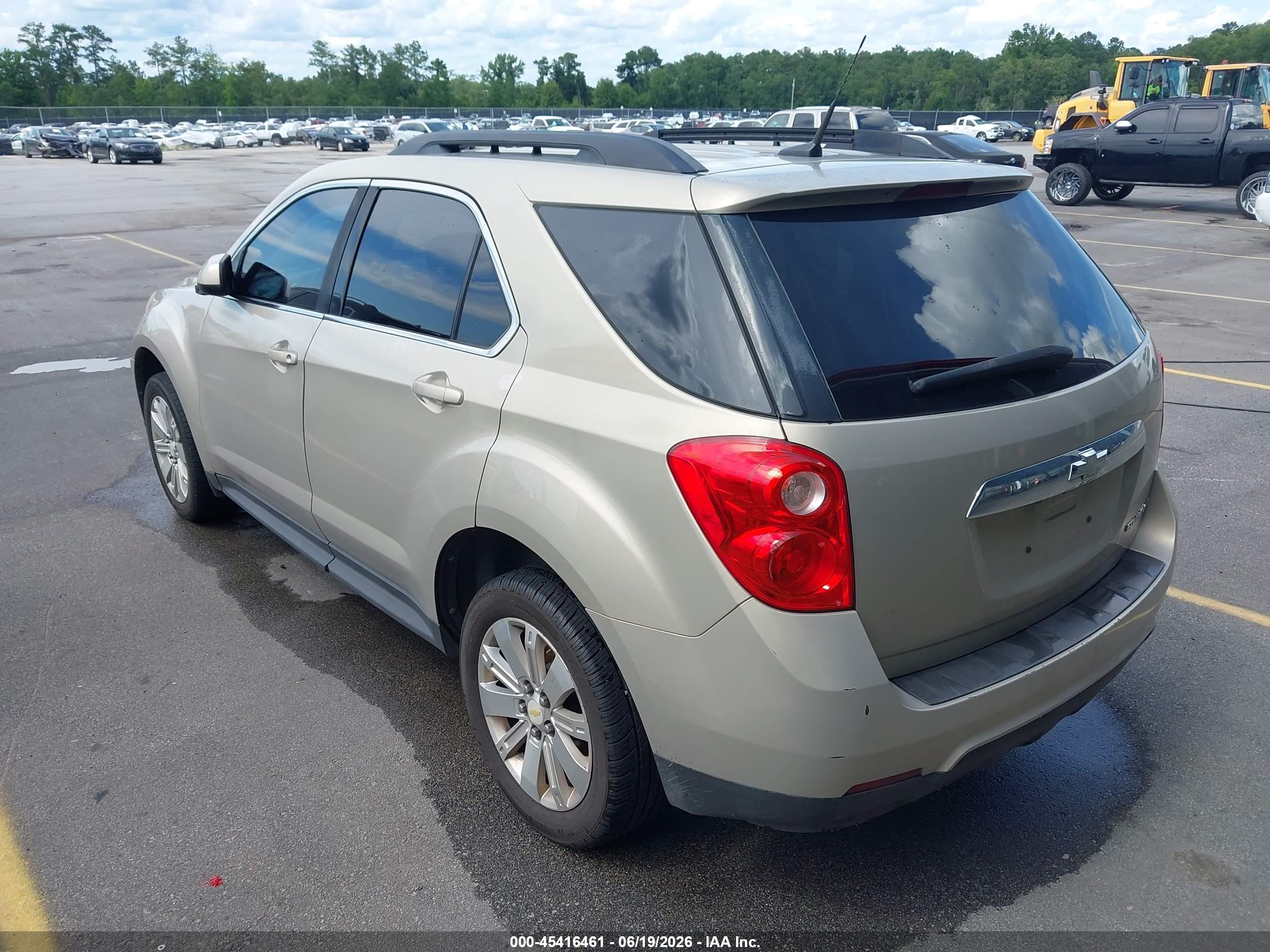 2010 Chevrolet Equinox Lt Beige vin: 2CNALPEW4A6381289
