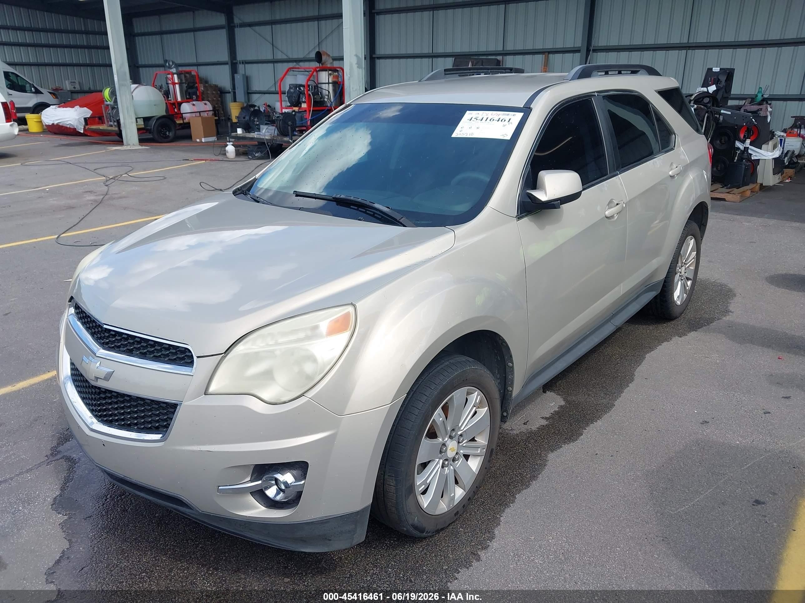 2010 Chevrolet Equinox Lt Beige vin: 2CNALPEW4A6381289