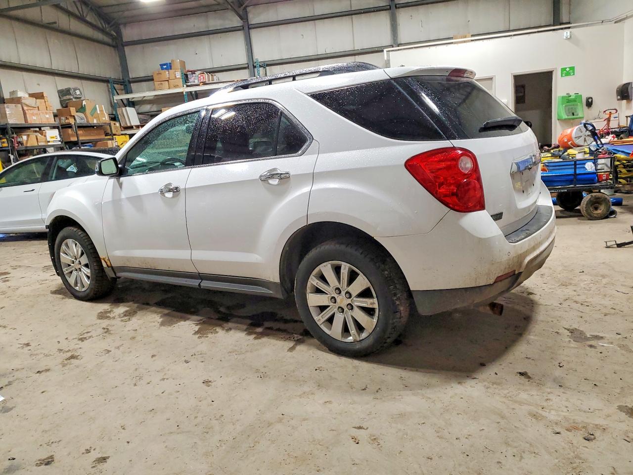 2010 Chevrolet Equinox Lt White vin: 2CNALPEW5A6402117